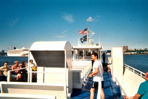 Ferry. It was a beautiful day.