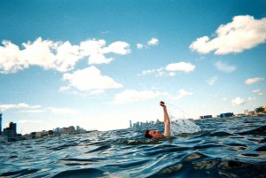 Manhattan ahead, New Jersey behind