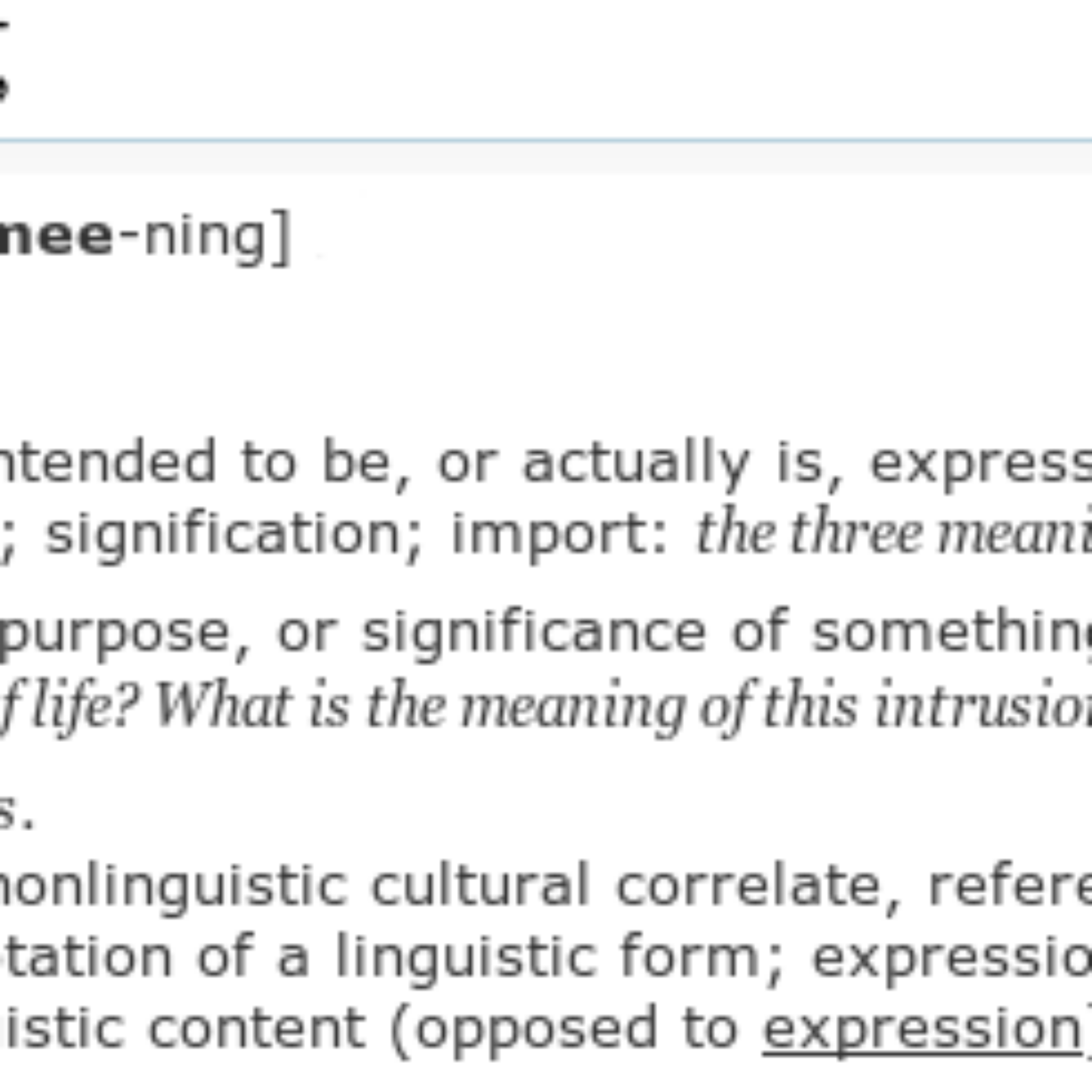 The Model: the source of all meaning, value, purpose, and importance