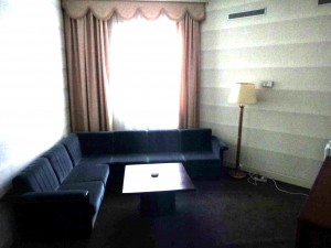 The interior of our hotel room