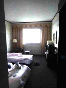 The interior of our hotel room