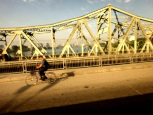 First day driving in Pyongyang, North Korea