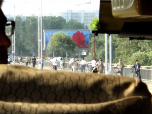 First day driving in Pyongyang, North Korea
