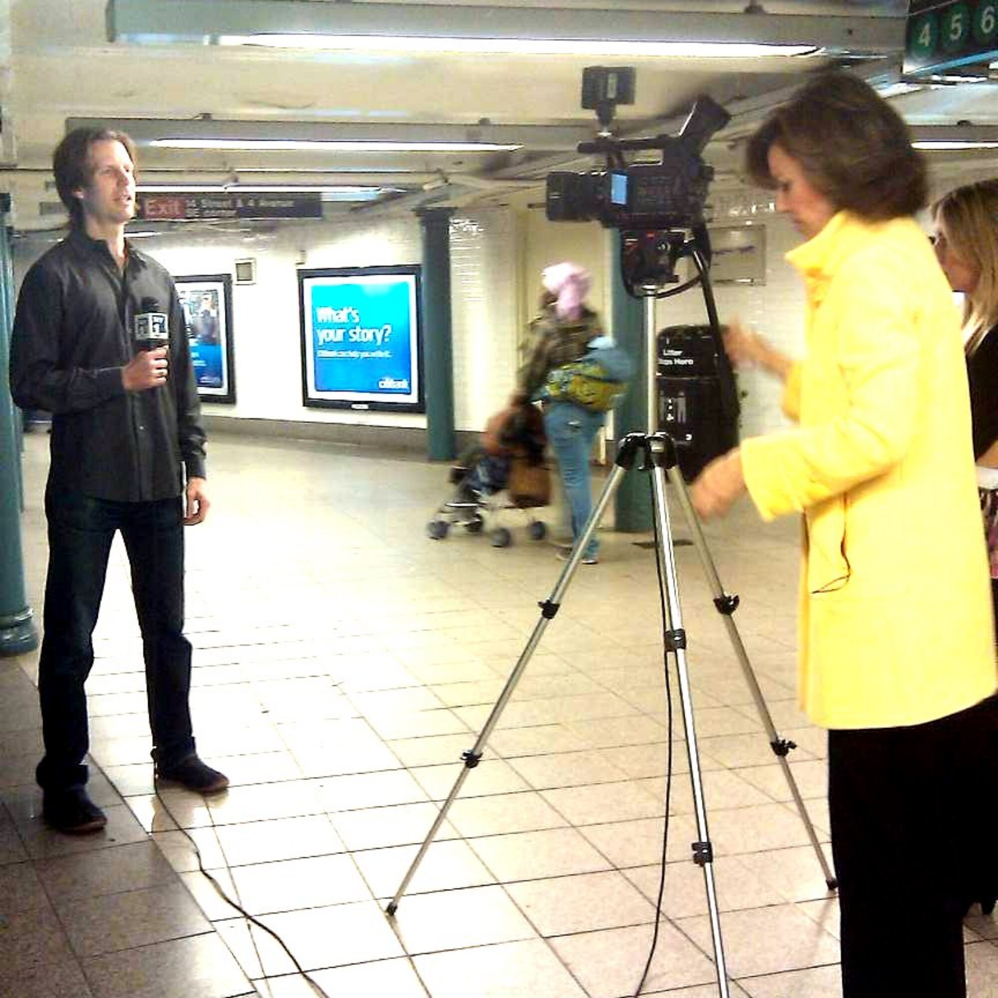 Union Square in Motion NY1 Interview with designers