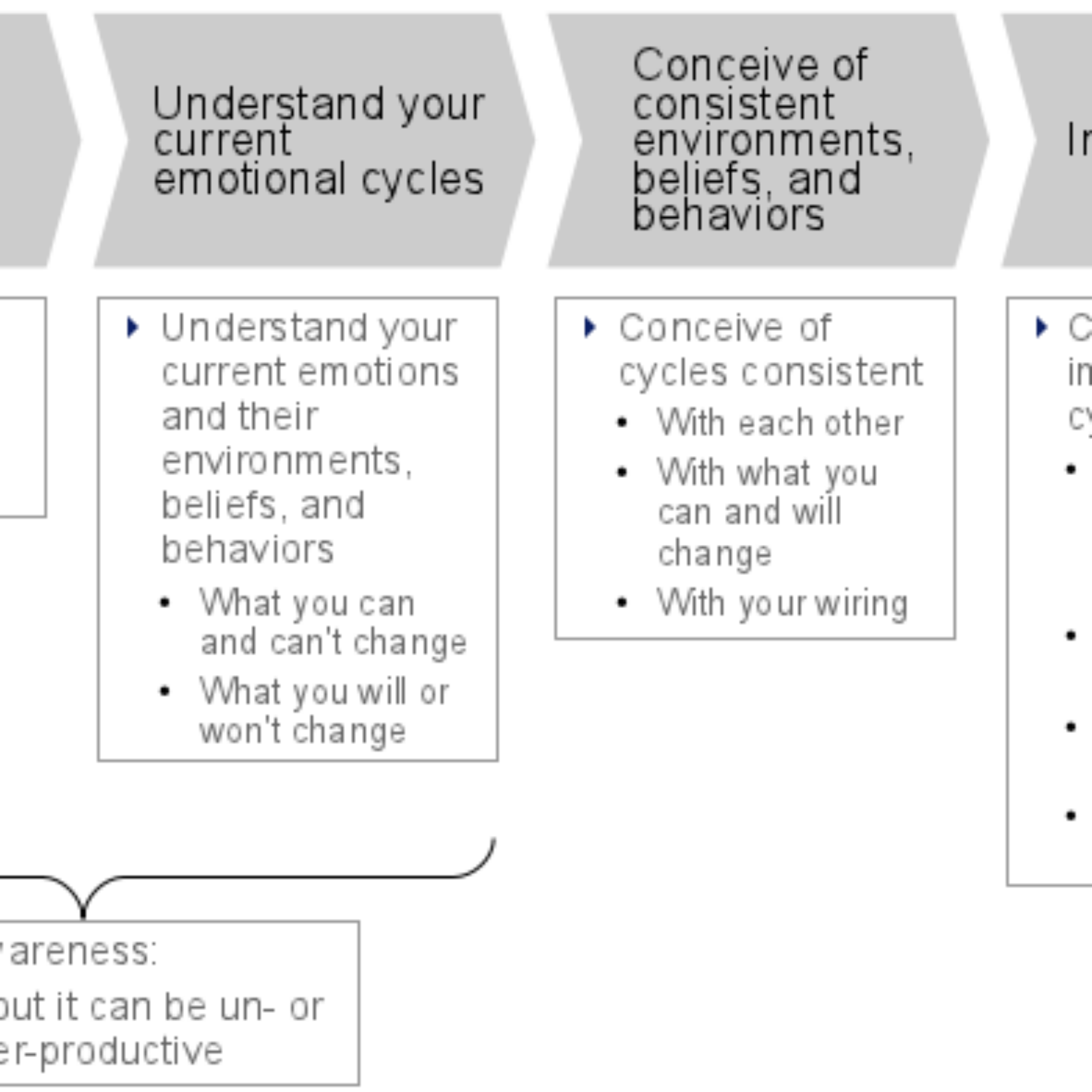 The Method: summary of preparation (with diagram)