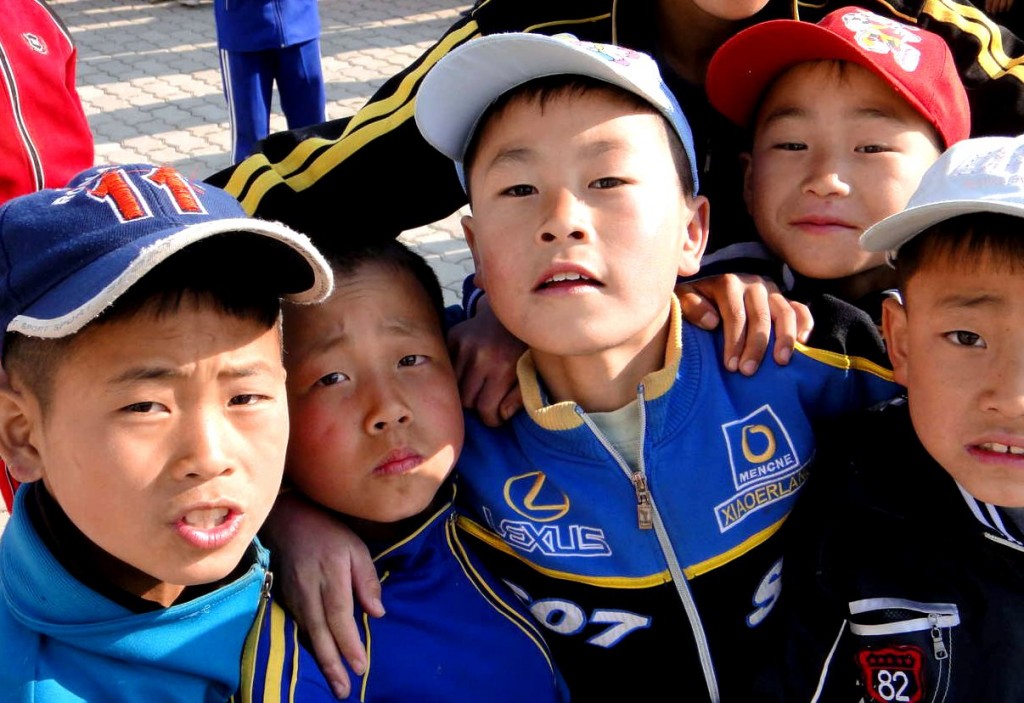 Kids in Hamhung, North Korea