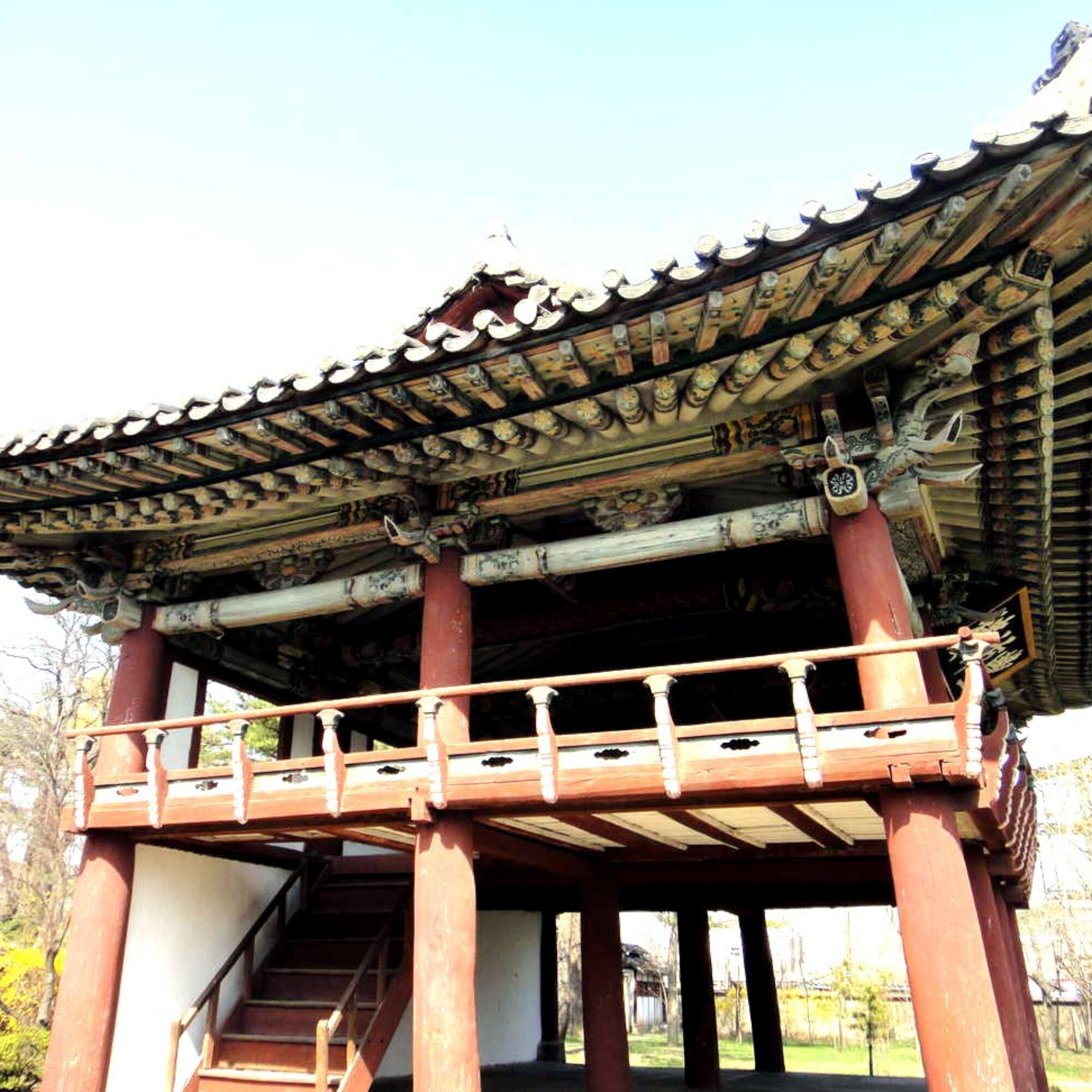 An old building in North Korea