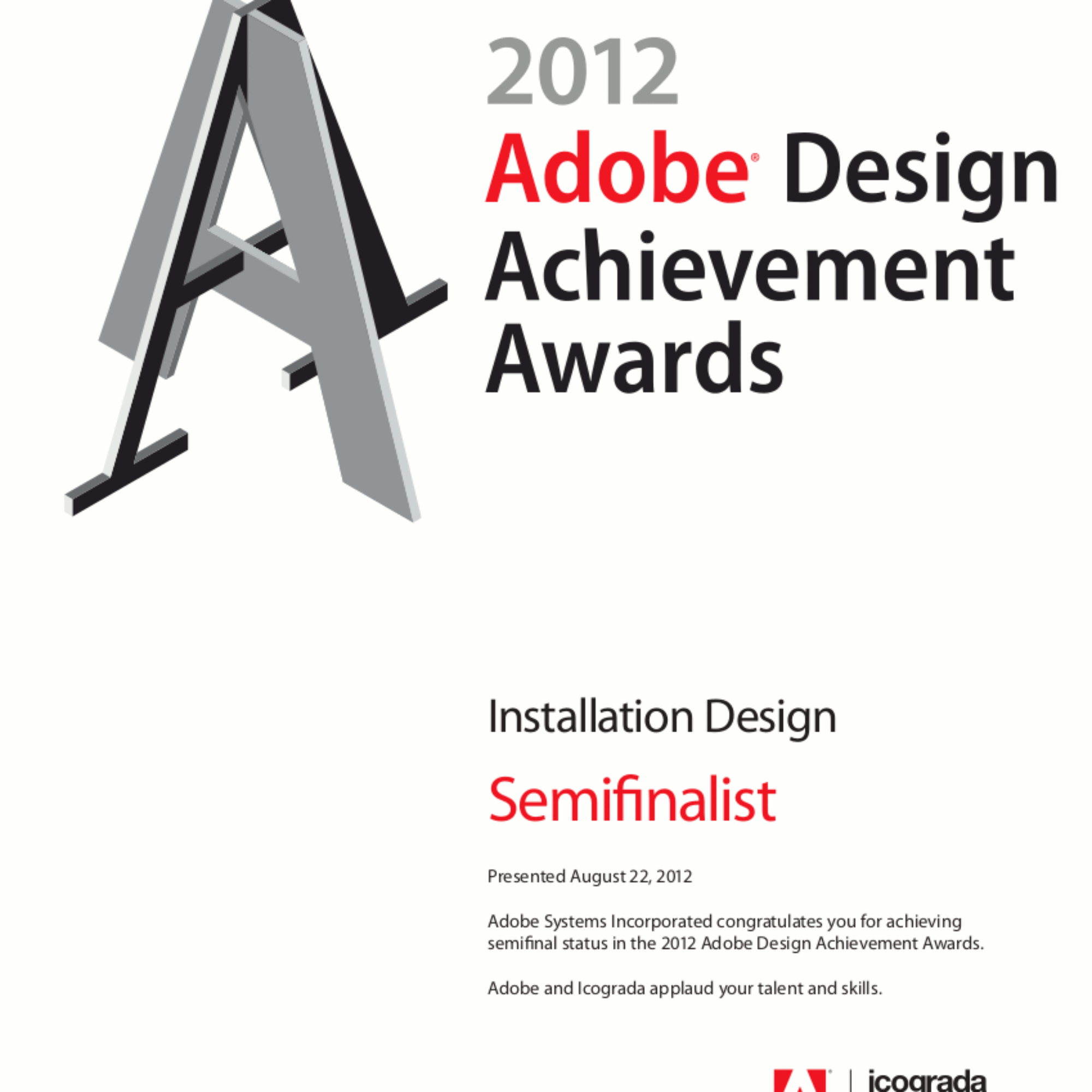Union Square in Motion named Adobe Design Achievement Award Semifinalist!