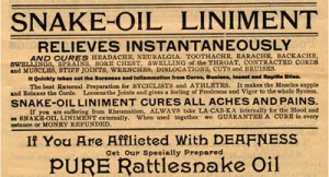Snake Oil Ad