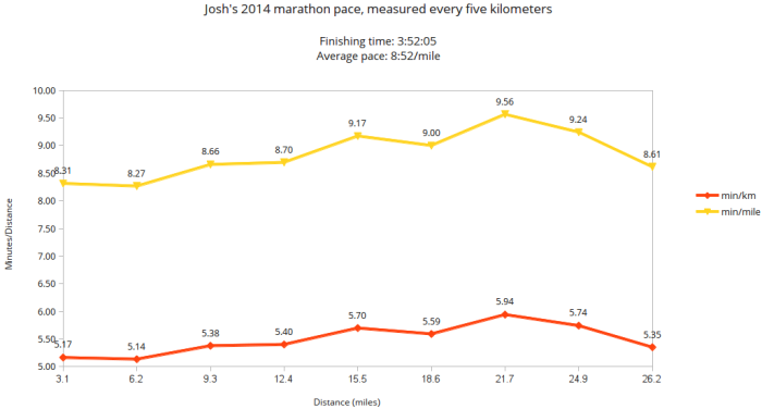 Joshua Spodek's 2014 New York City Marathon Results