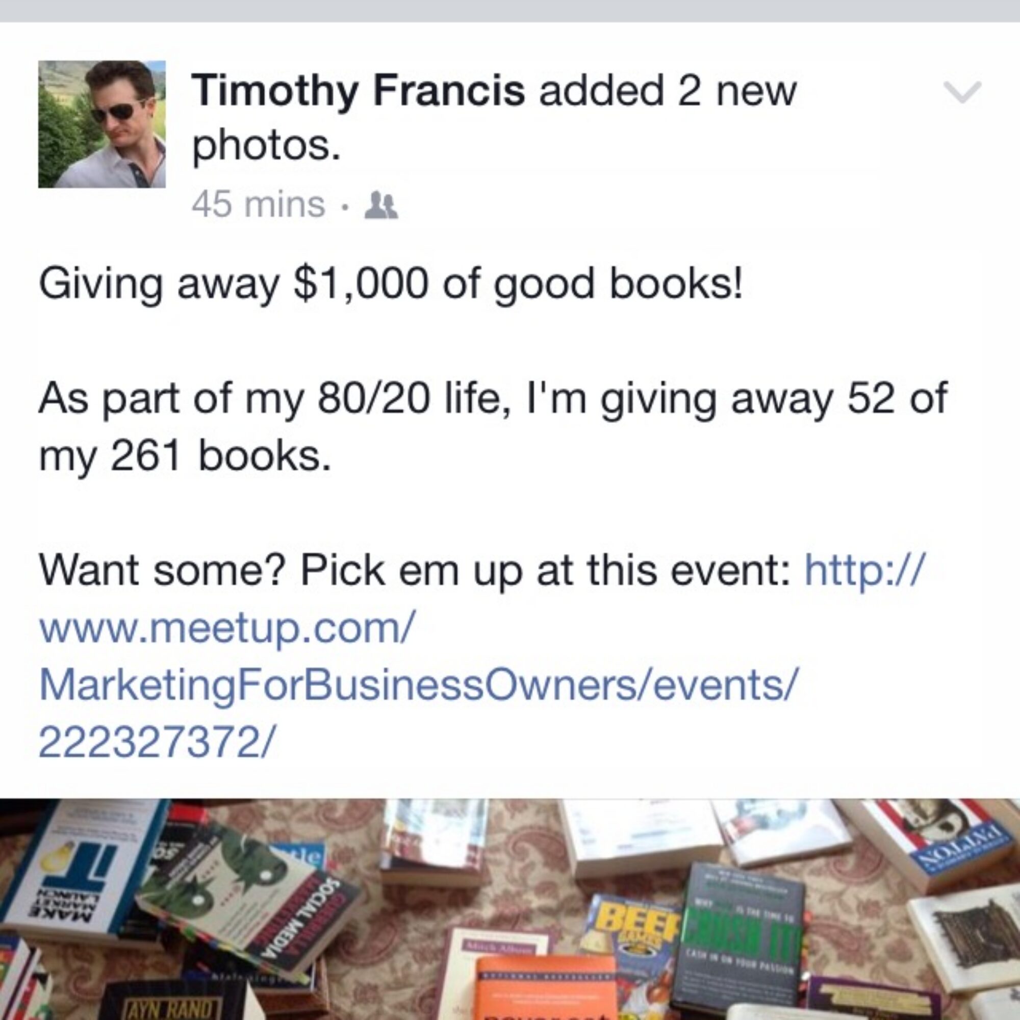 A reader simplifies his life. You can too.