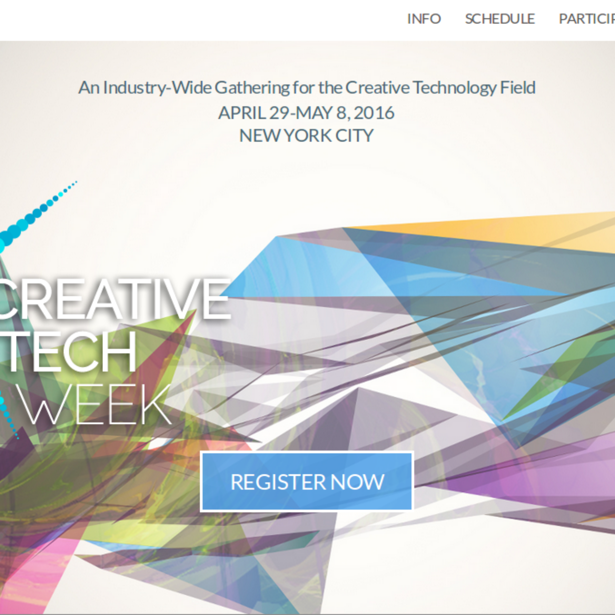 Like creativity? Like technology? In NYC? … Come to Creative Tech Week this weekend!