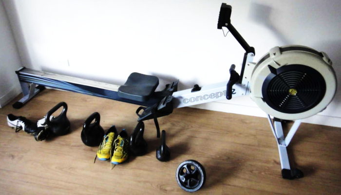 All my exercise equipment