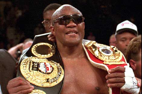 george foreman belts