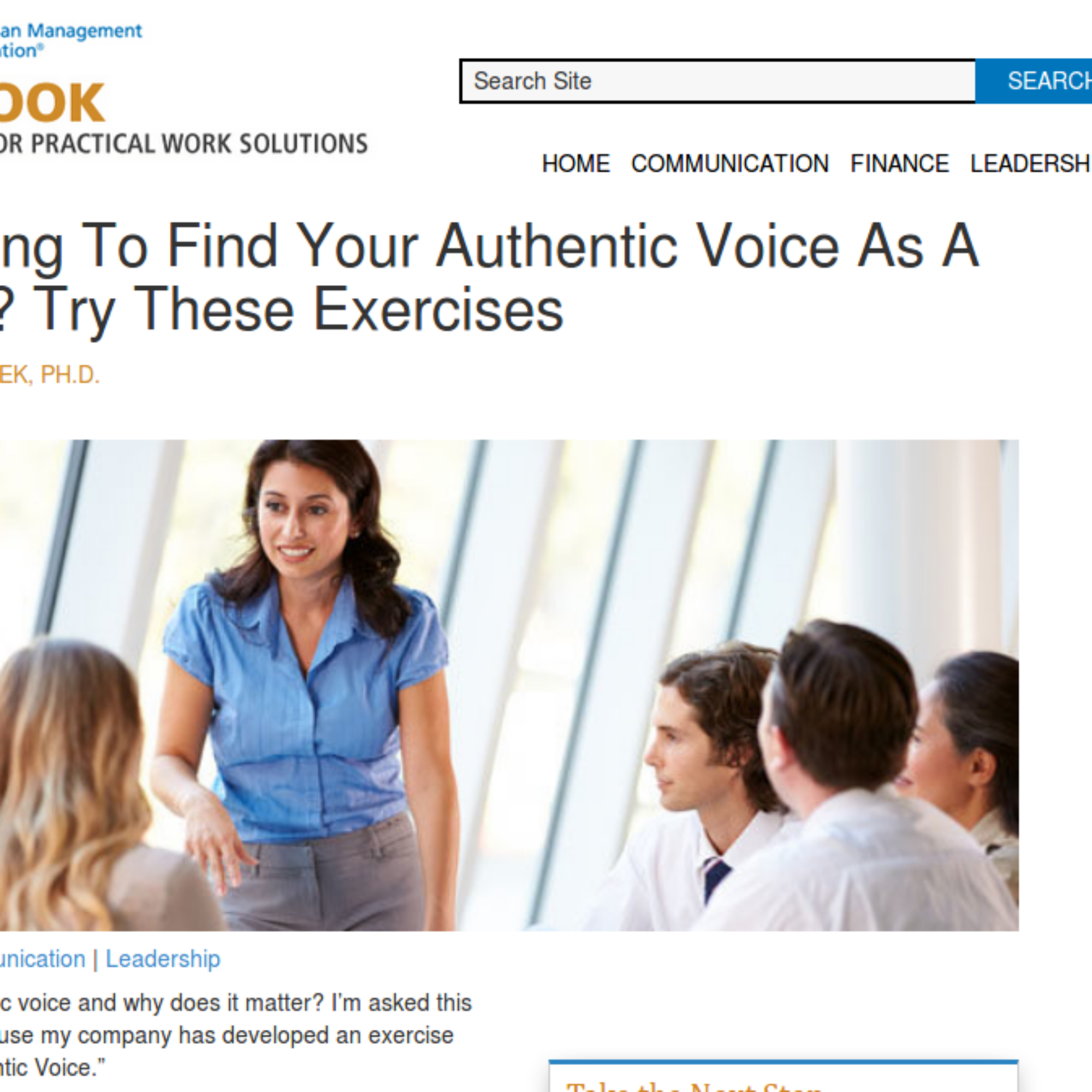 Struggling To Find Your Authentic Voice As A Leader? Try These Exercises
