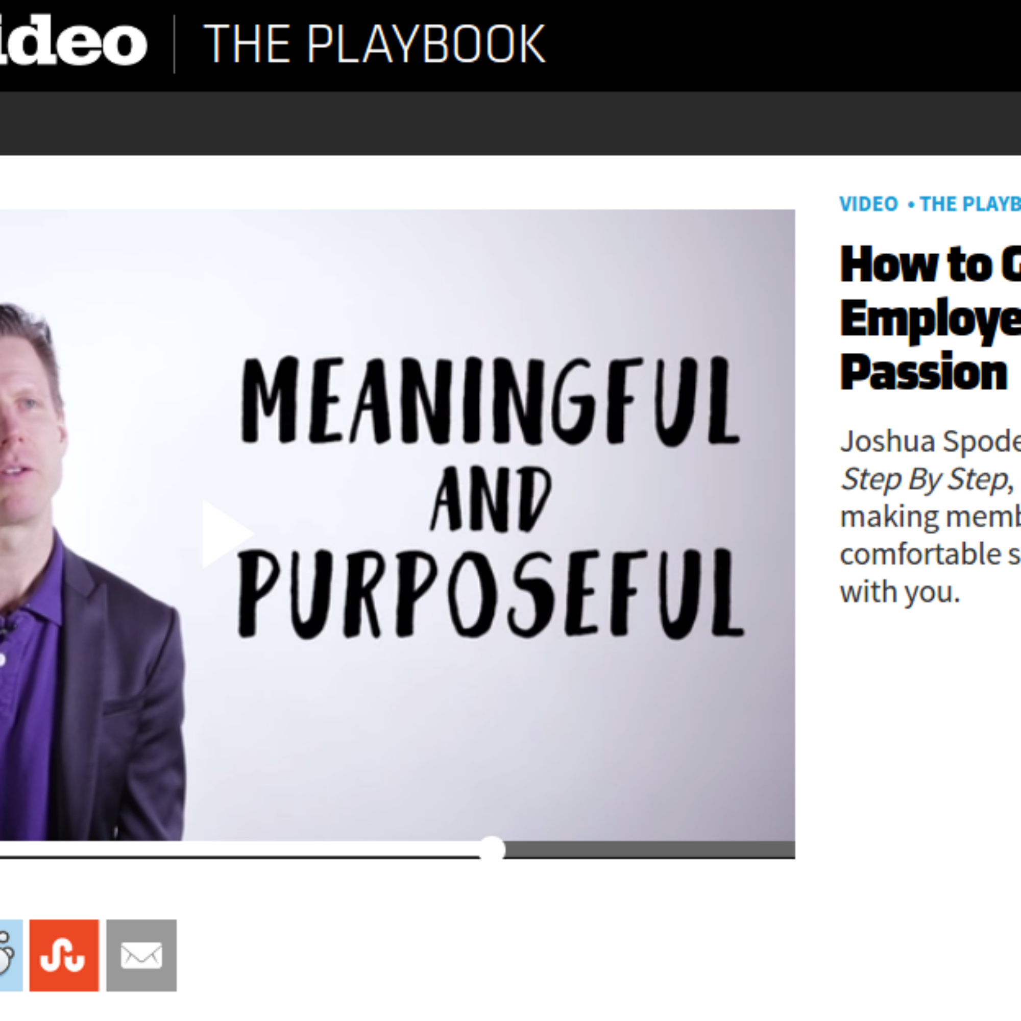 The heart of my leadership technique in a 46 second video!