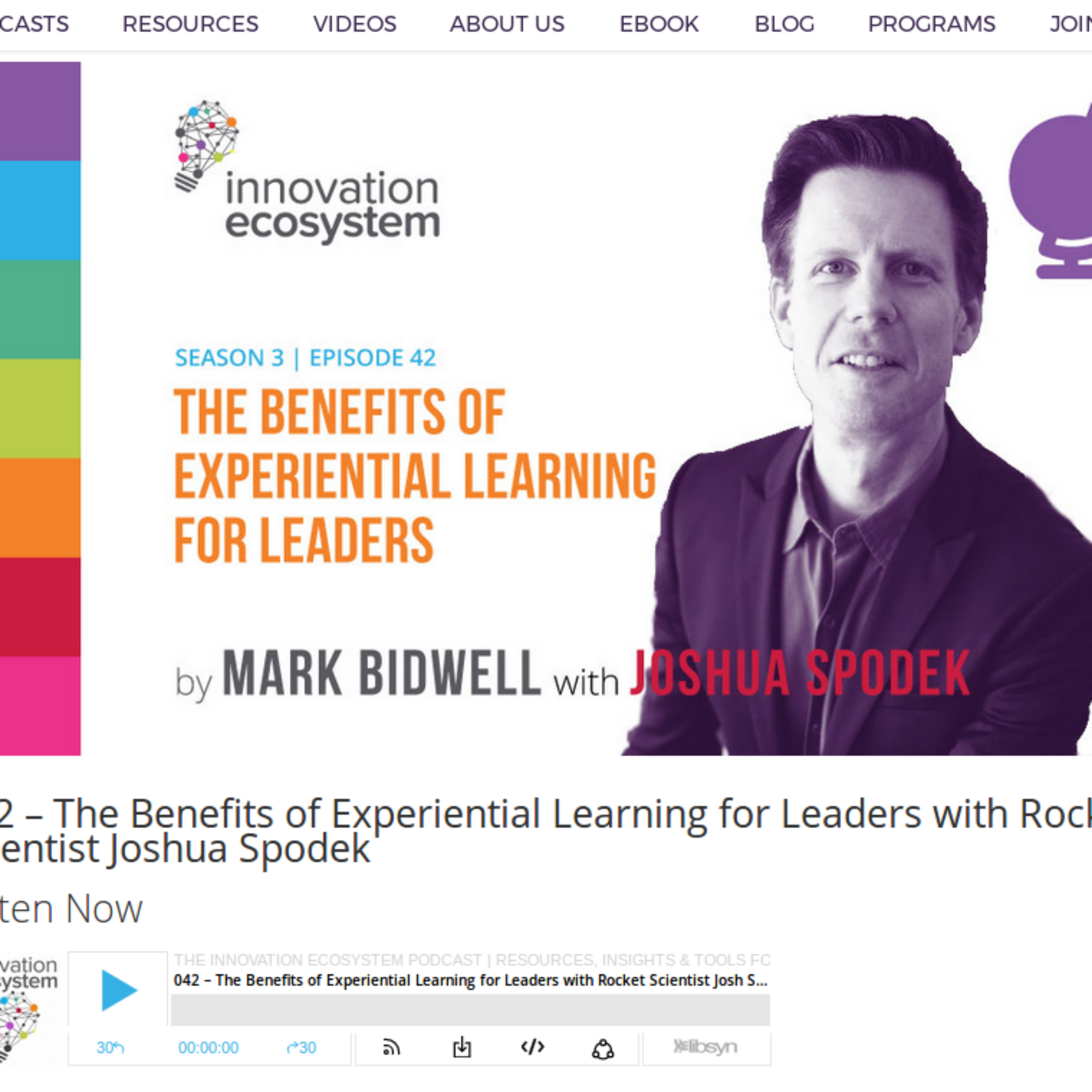 The Benefits of Experiential Learning for Leaders with Rocket Scientist Joshua Spodek