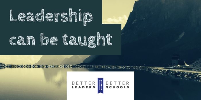 leadership can be taught