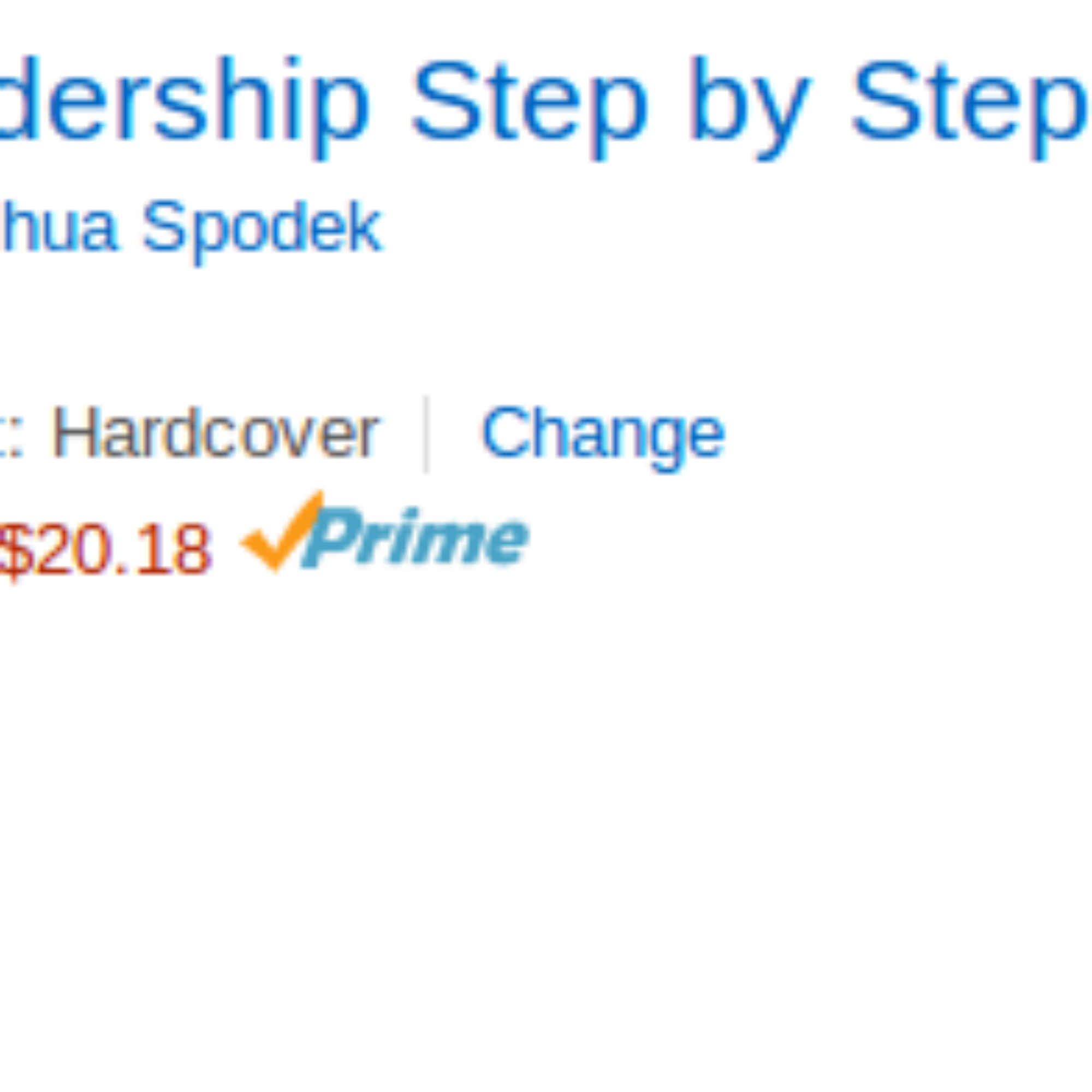 The experience and results of Leadership Step by Step