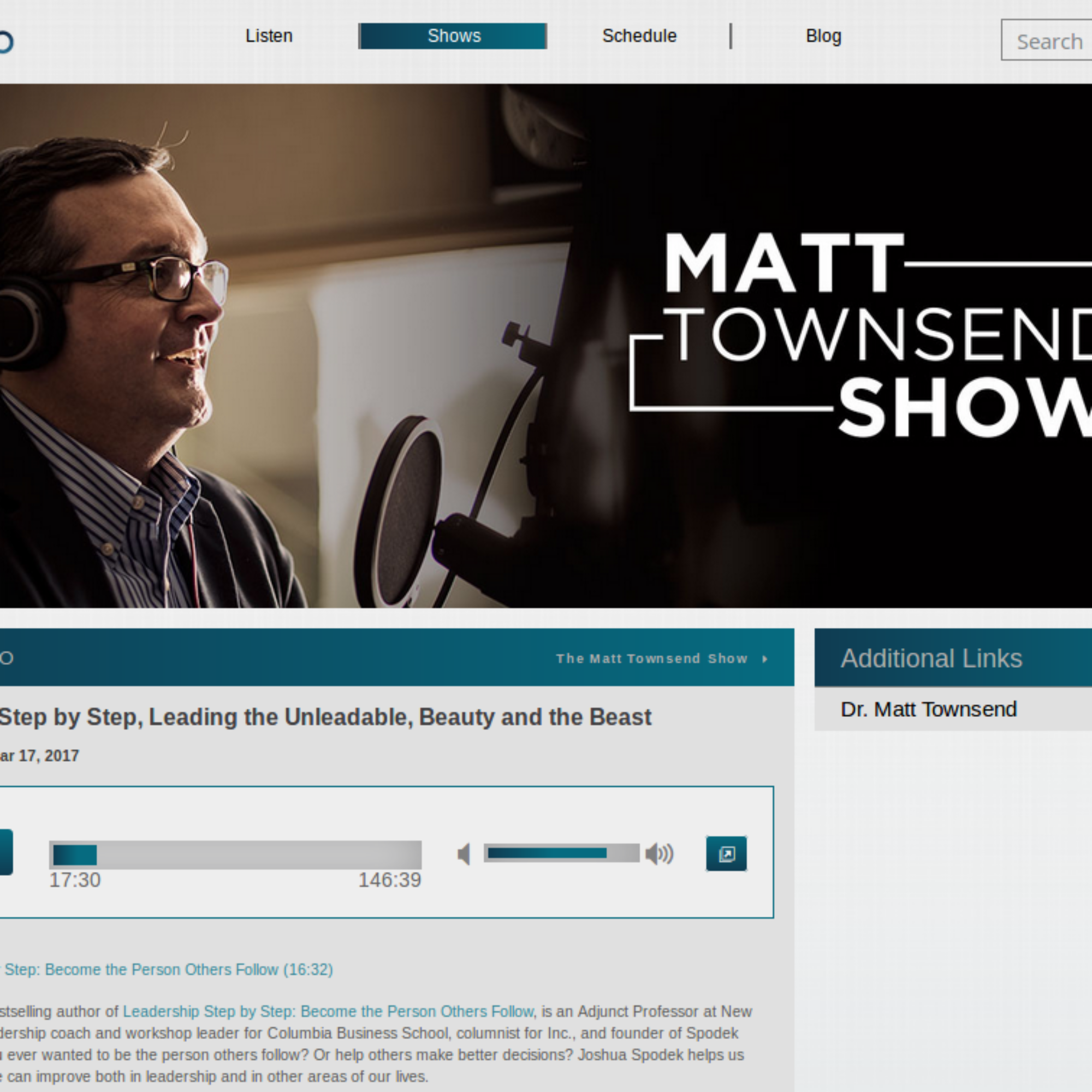 Advice I would and wouldn’t give Trump: My radio interview with Matt Townsend