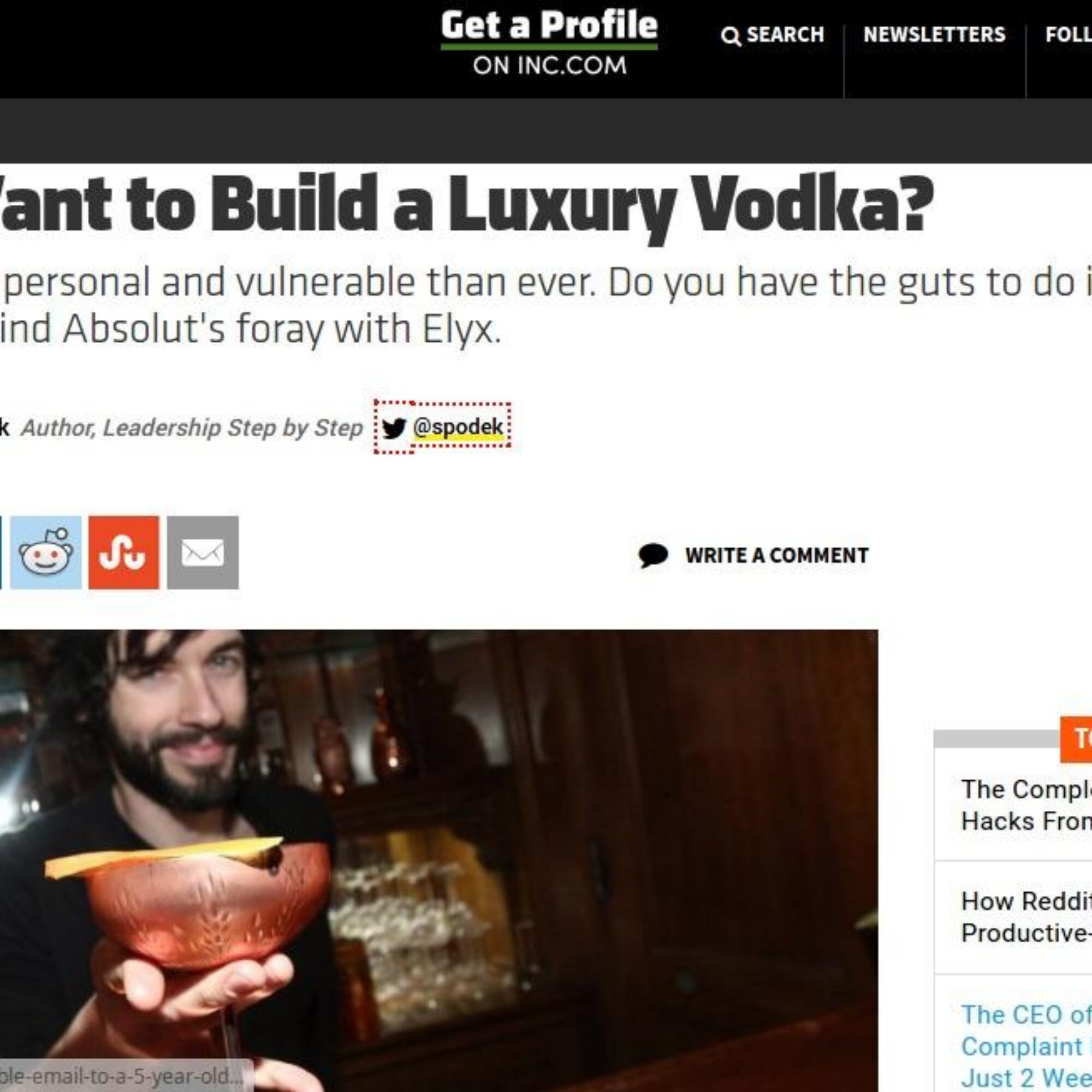 So You Want to Build a Luxury Vodka?