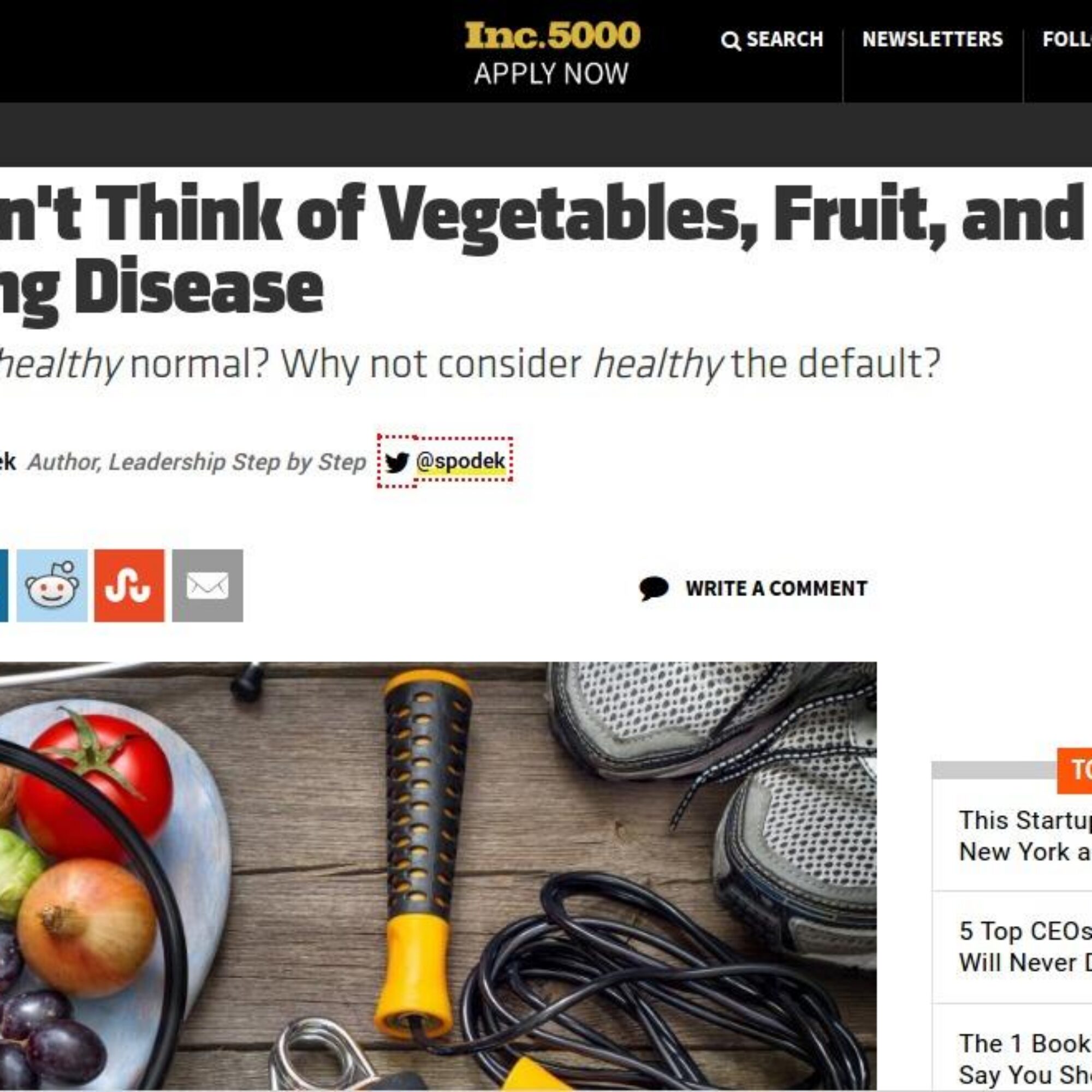 More of why I don’t think of vegetables, fruit, and exercise as preventing cancer, heart disease, and diabetes