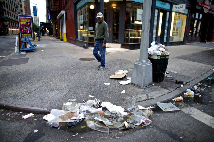 NYC trash