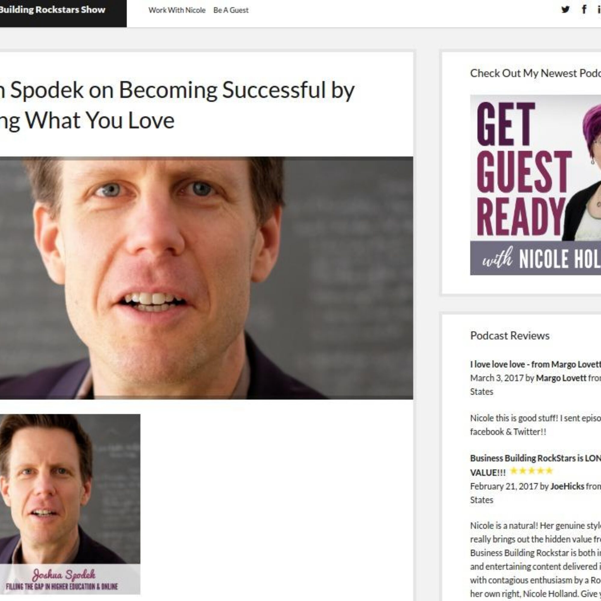 The Business Building Rockstars Show with Nicole Holland: “Becoming Successful by Doing What You Love”
