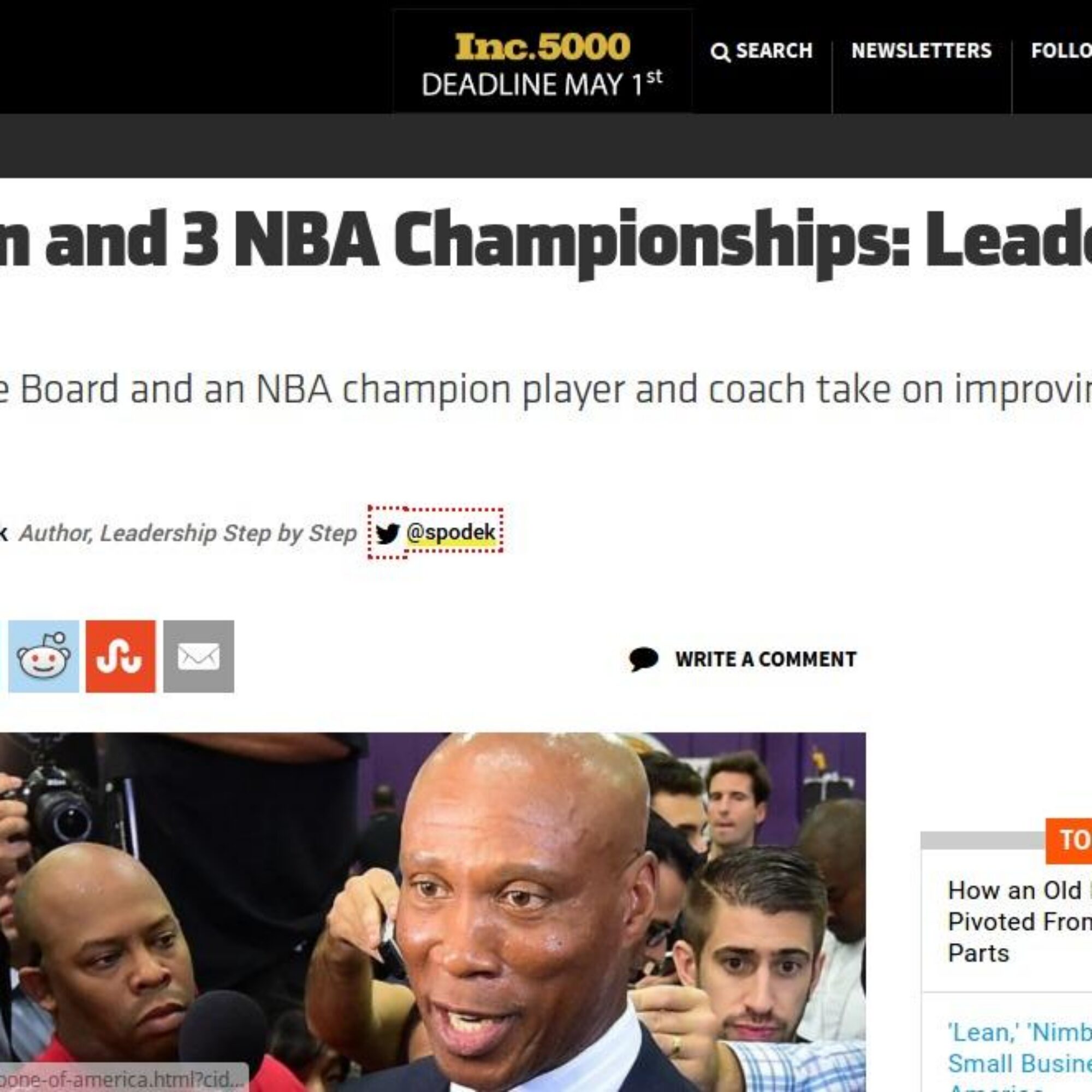 $1.1 Billion and 3 NBA Championships: Leadership Lessons