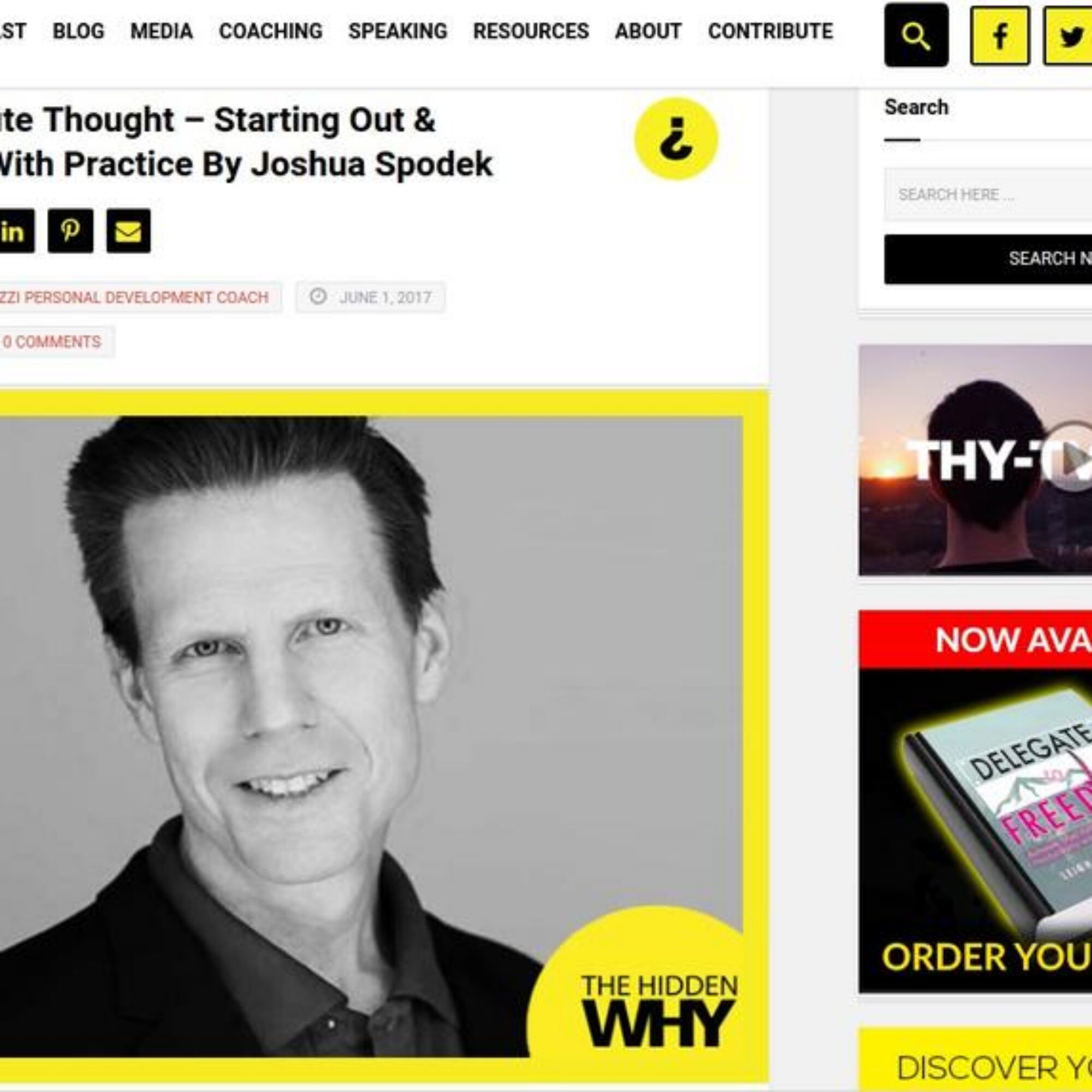 My first guest “host” on a podcast: The Hidden Why, by Leigh Martinuzzi