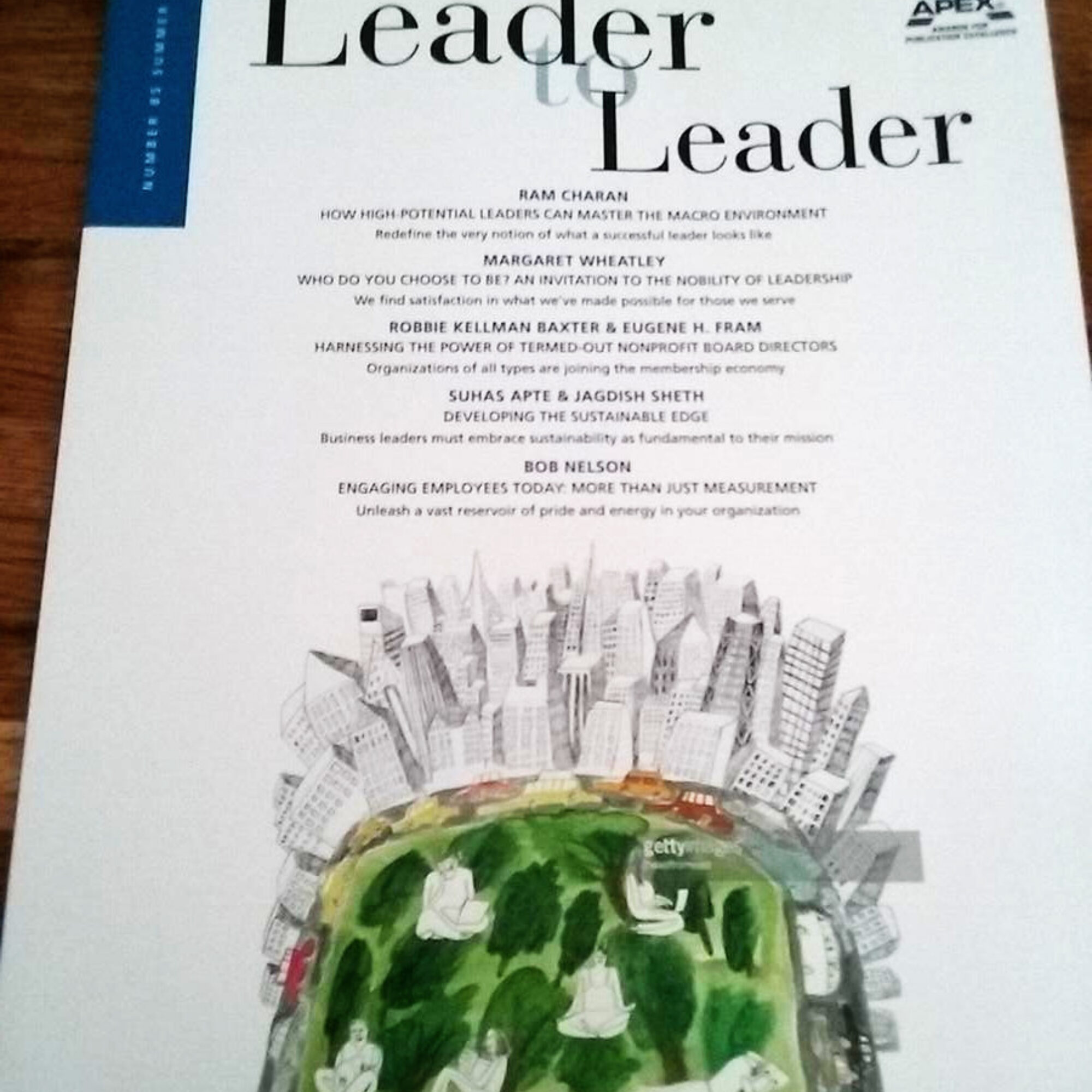 Published in the Leader to Leader journal