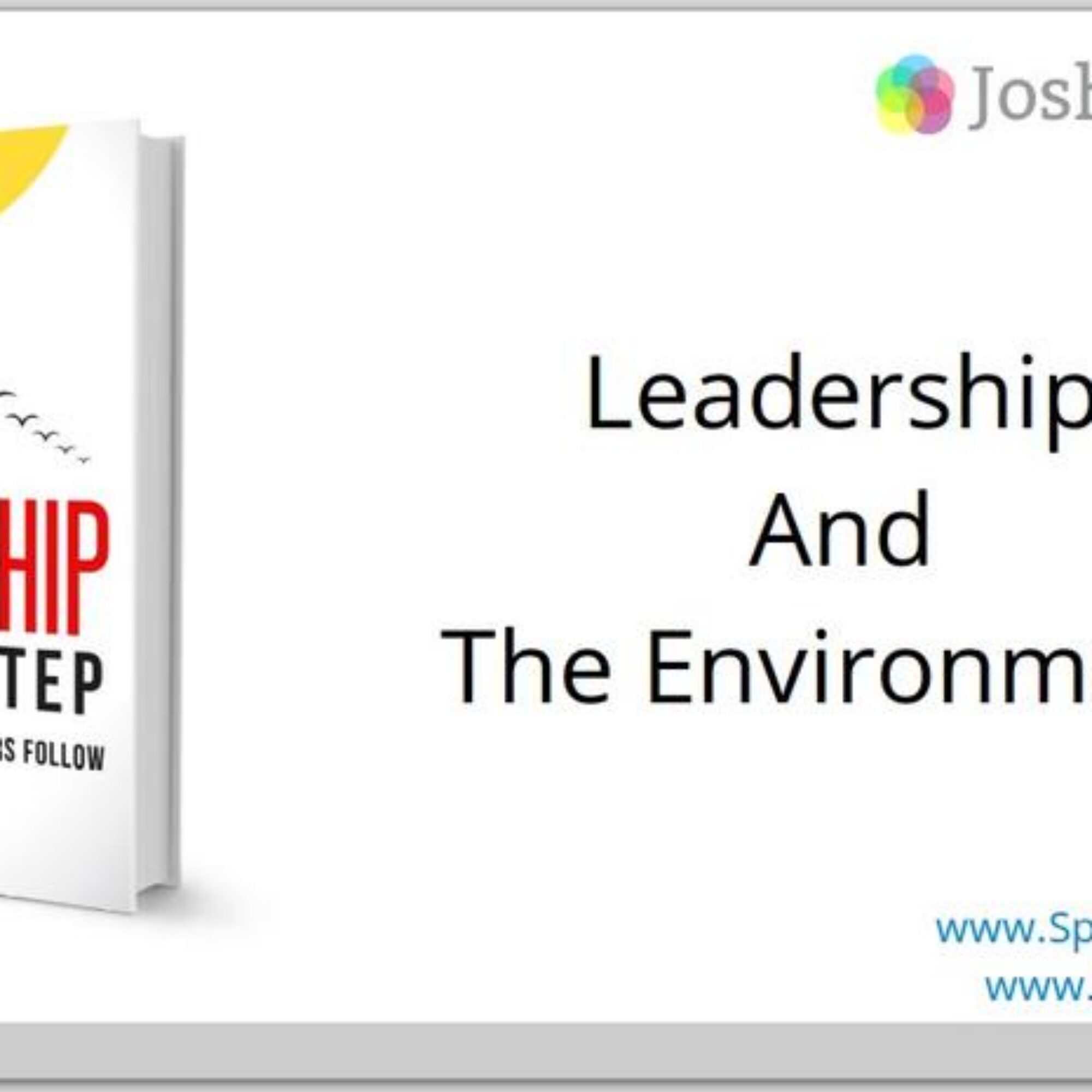 Leadership and the Environment podcast episode #4: My talk, recorded live, June 19, 2017