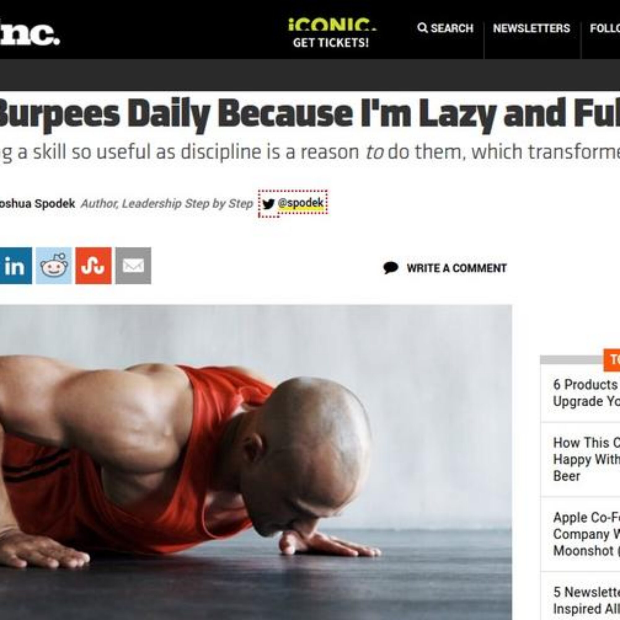 I Do Burpees Daily Because I’m Lazy and Full of Excuses
