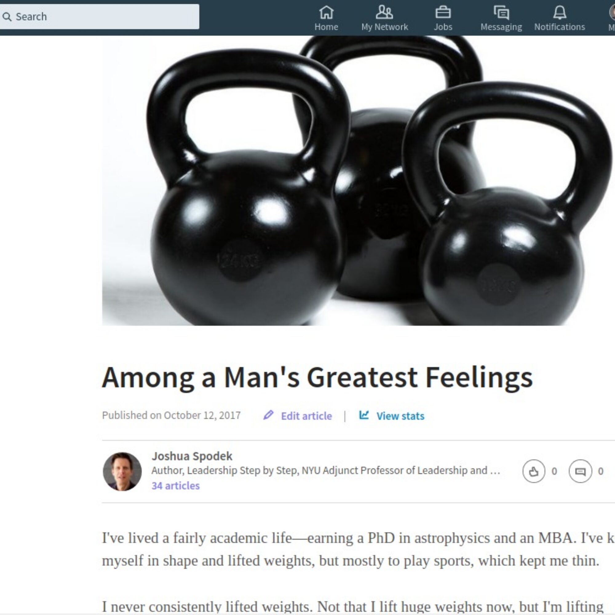 Among a Man’s Best Feelings
