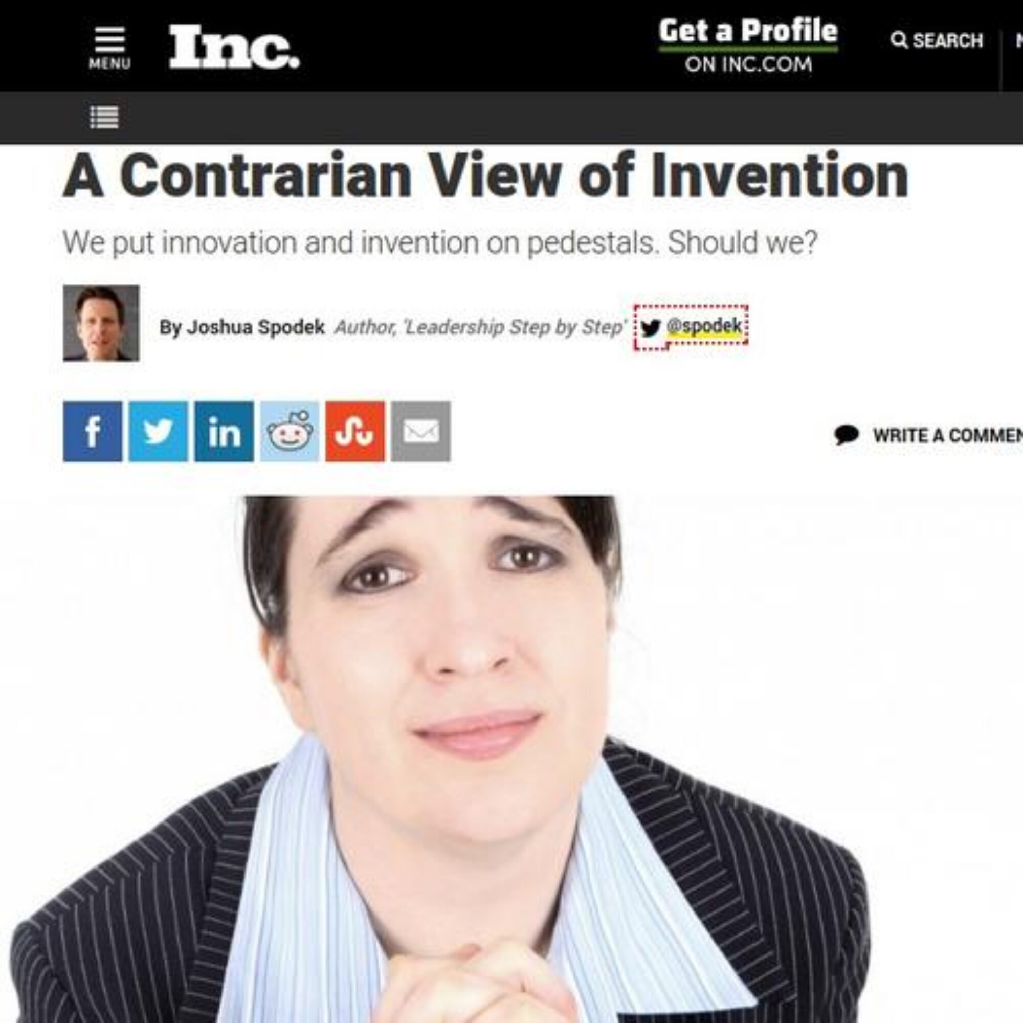 A Contrarian View of Invention