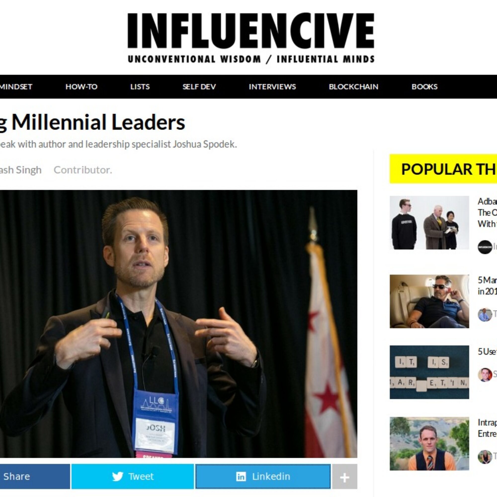 Nurturing Millennial Leaders: the Influencive Interview