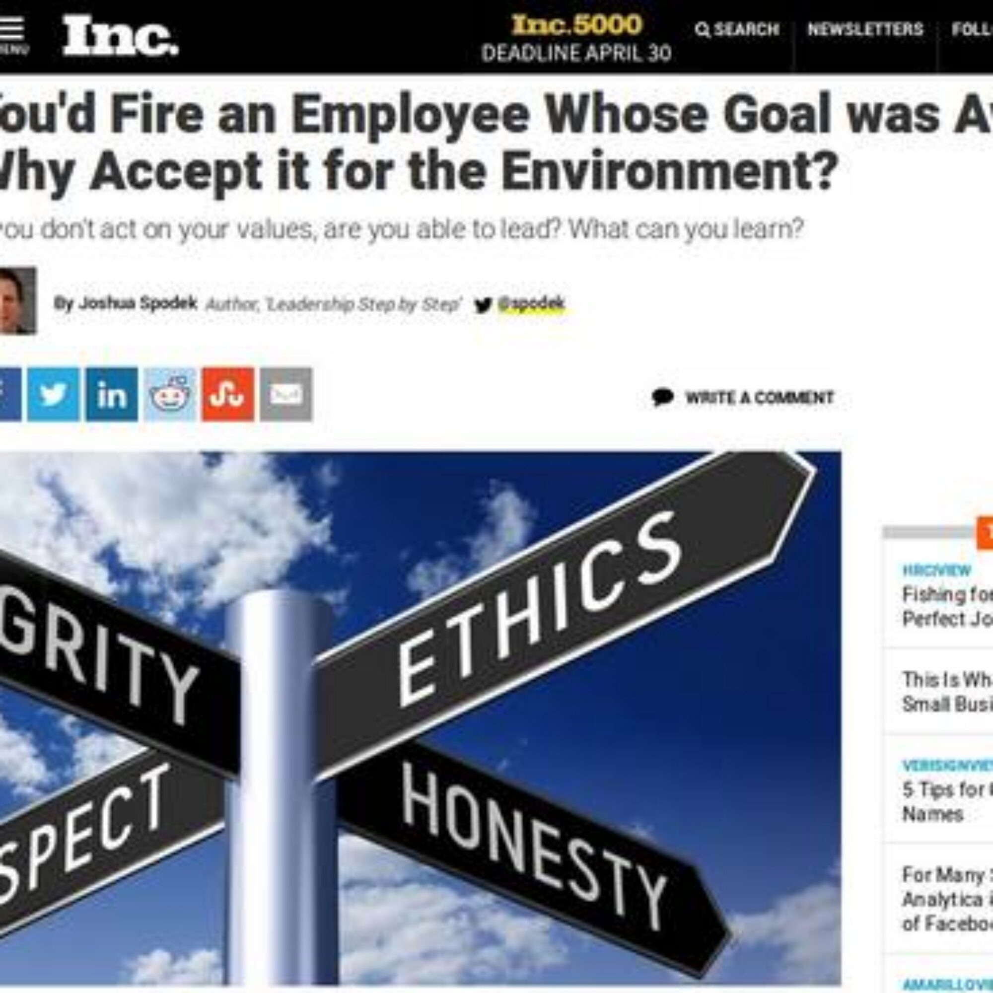 You’d Fire an Employee Whose Goal was Awareness. Why Accept it for the Environment?