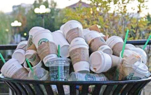 starbucks garbage