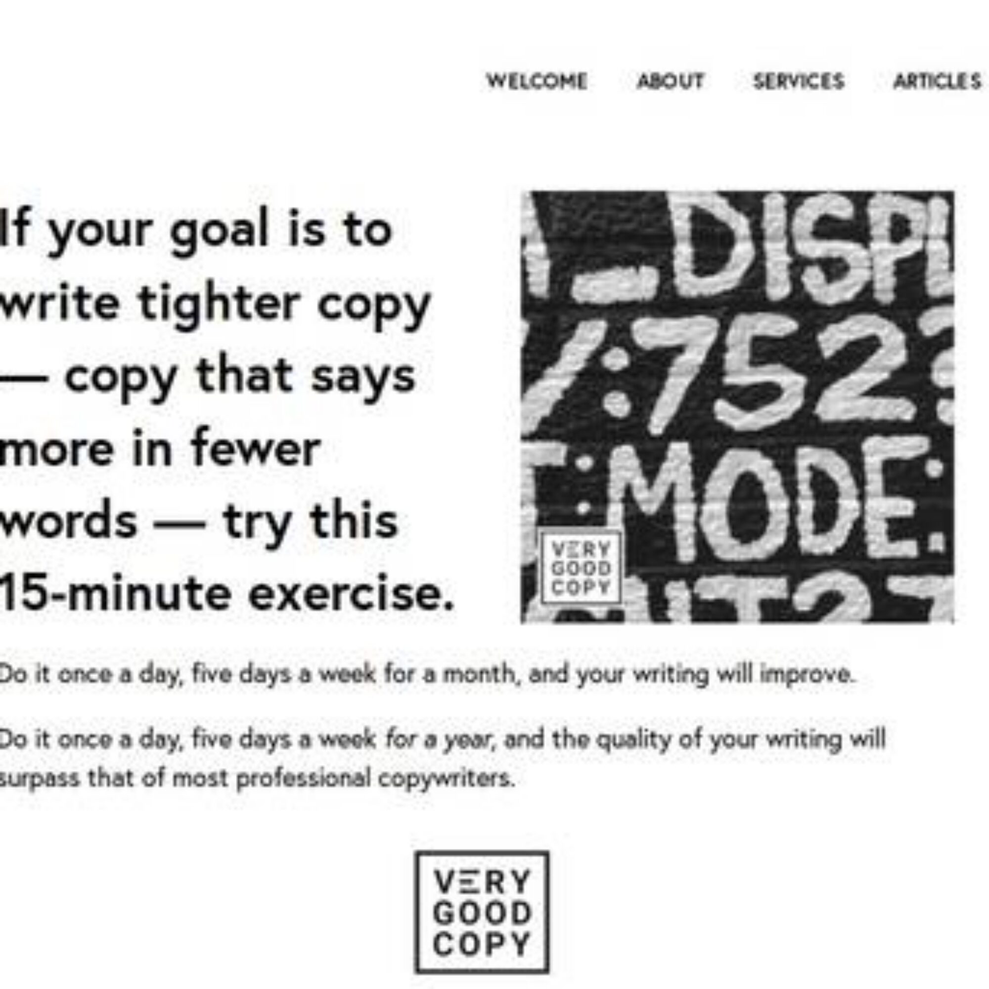 A sidcha to improve your writing