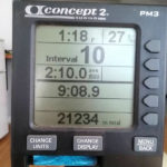 My first rowing half-marathon