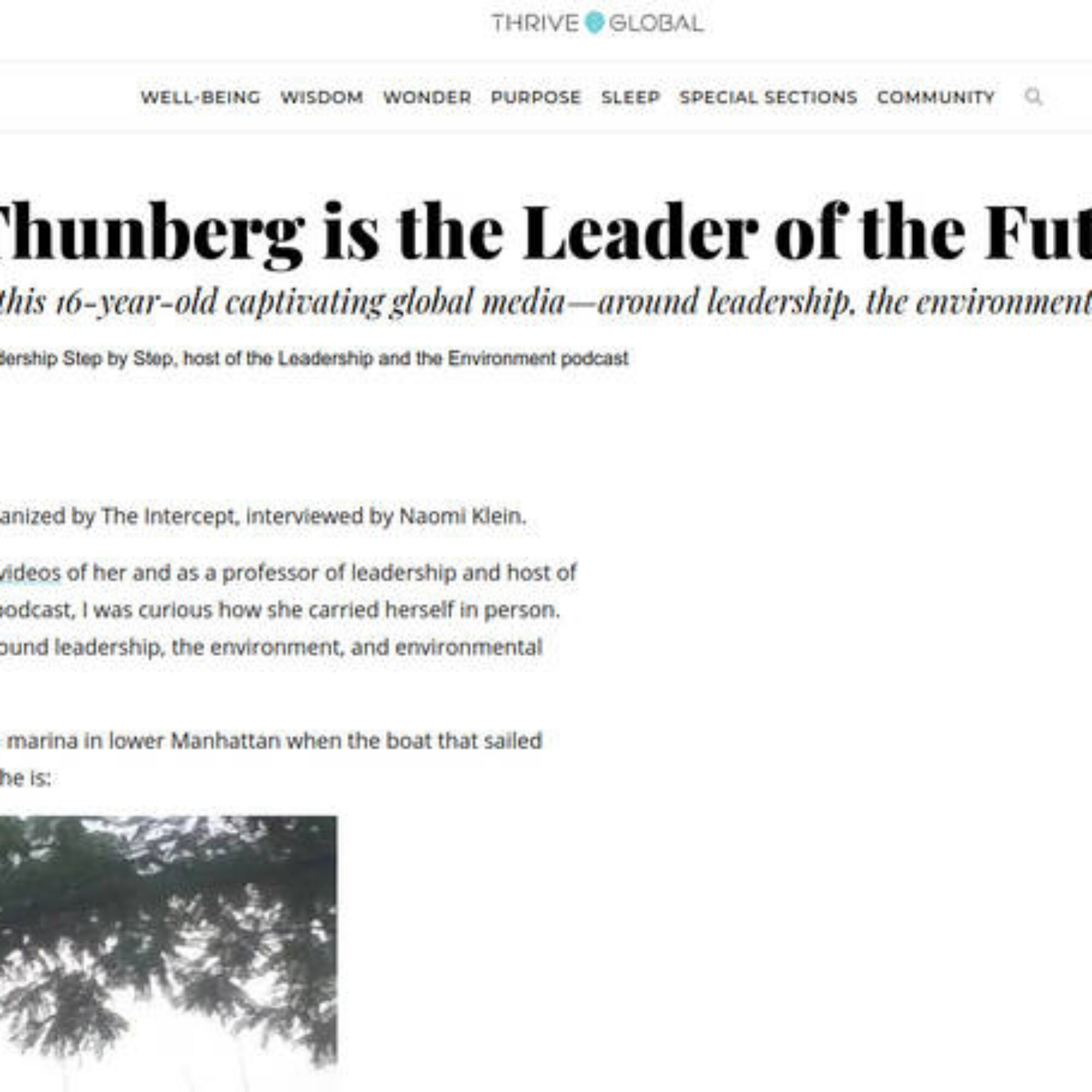 Why Greta Thunberg is the Leader of the Future