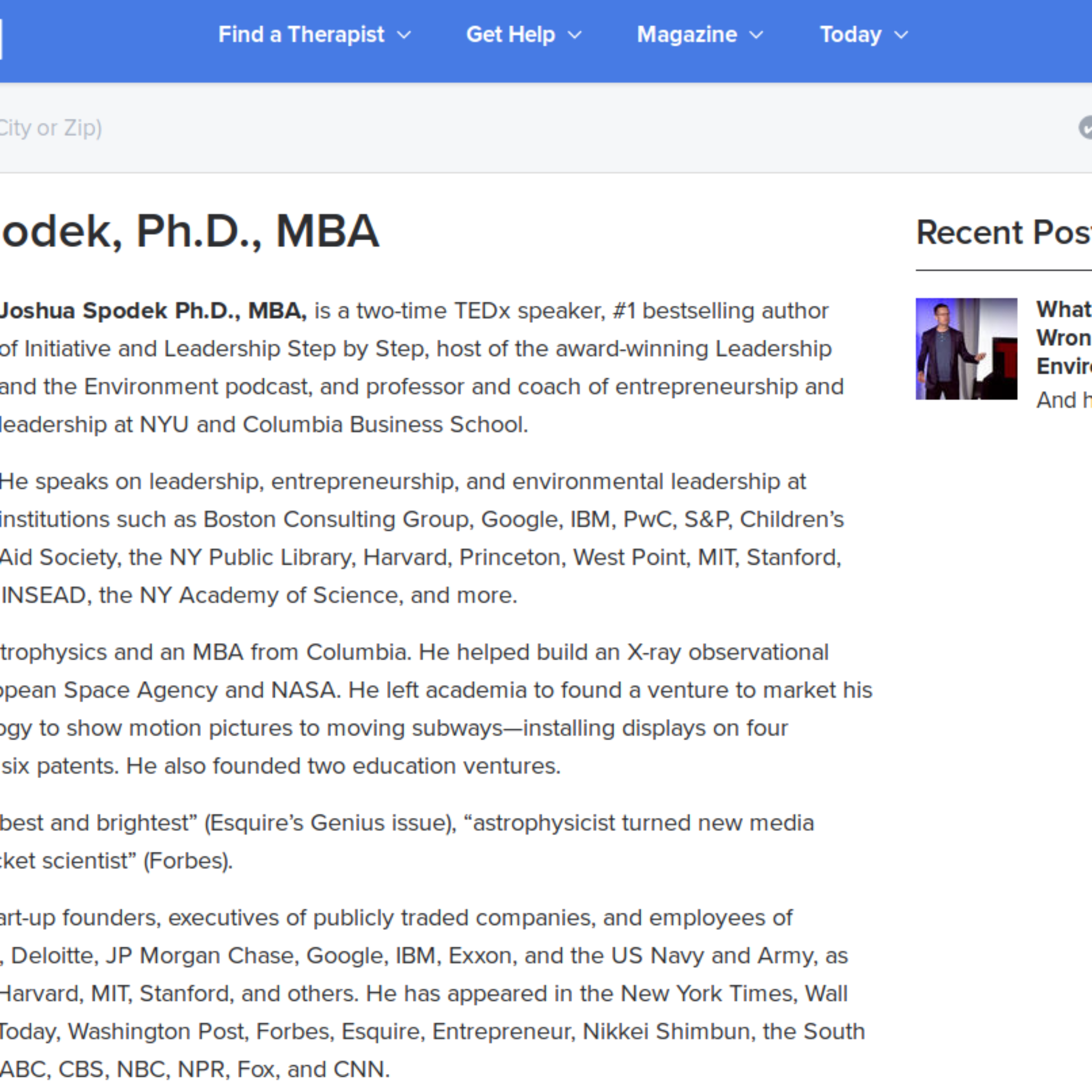 How Psychology Today improved overnight