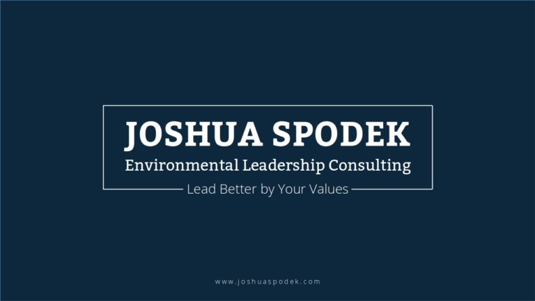 274: Applying Leadership and the Environment in corporations