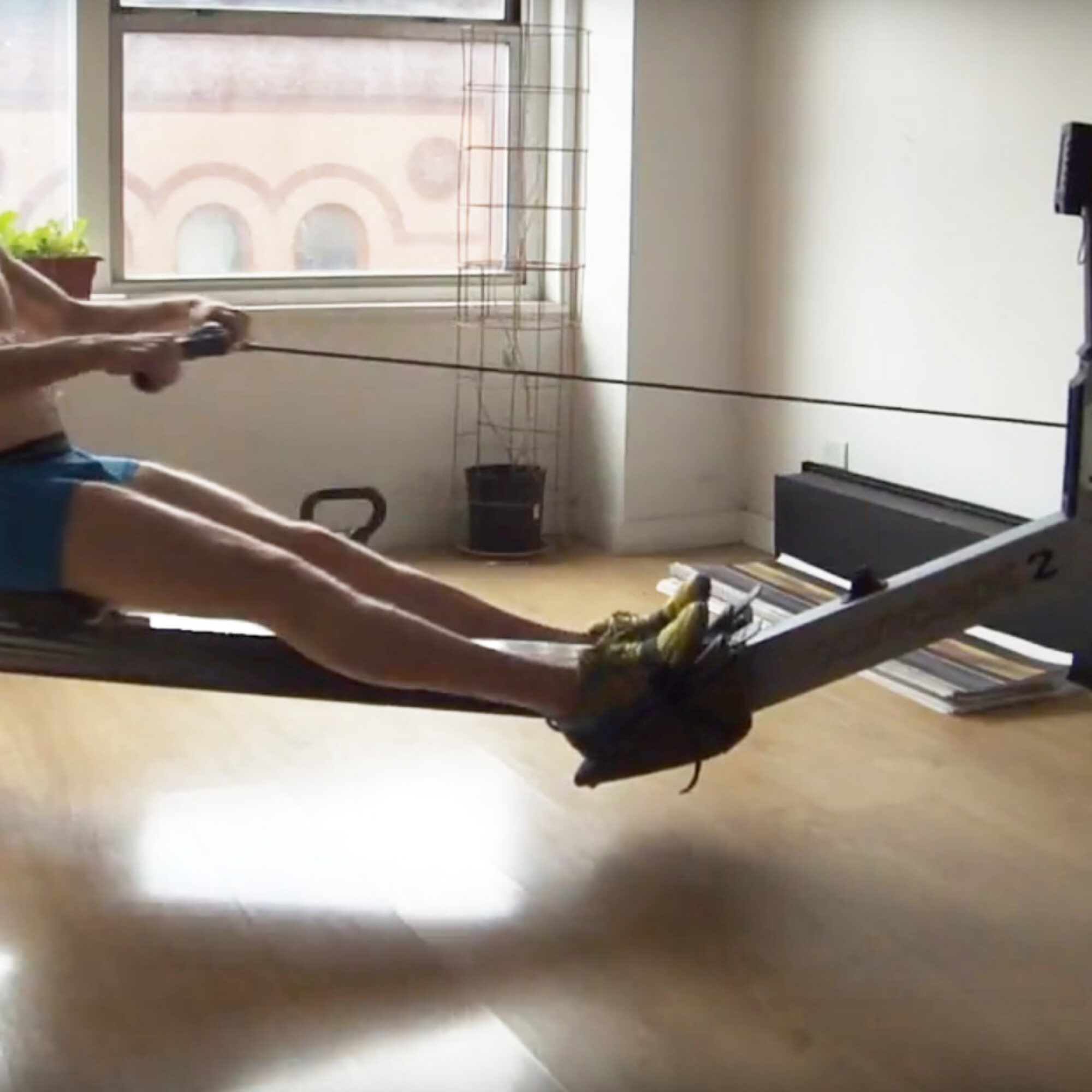 What rowing 2,000 meters for time feels like