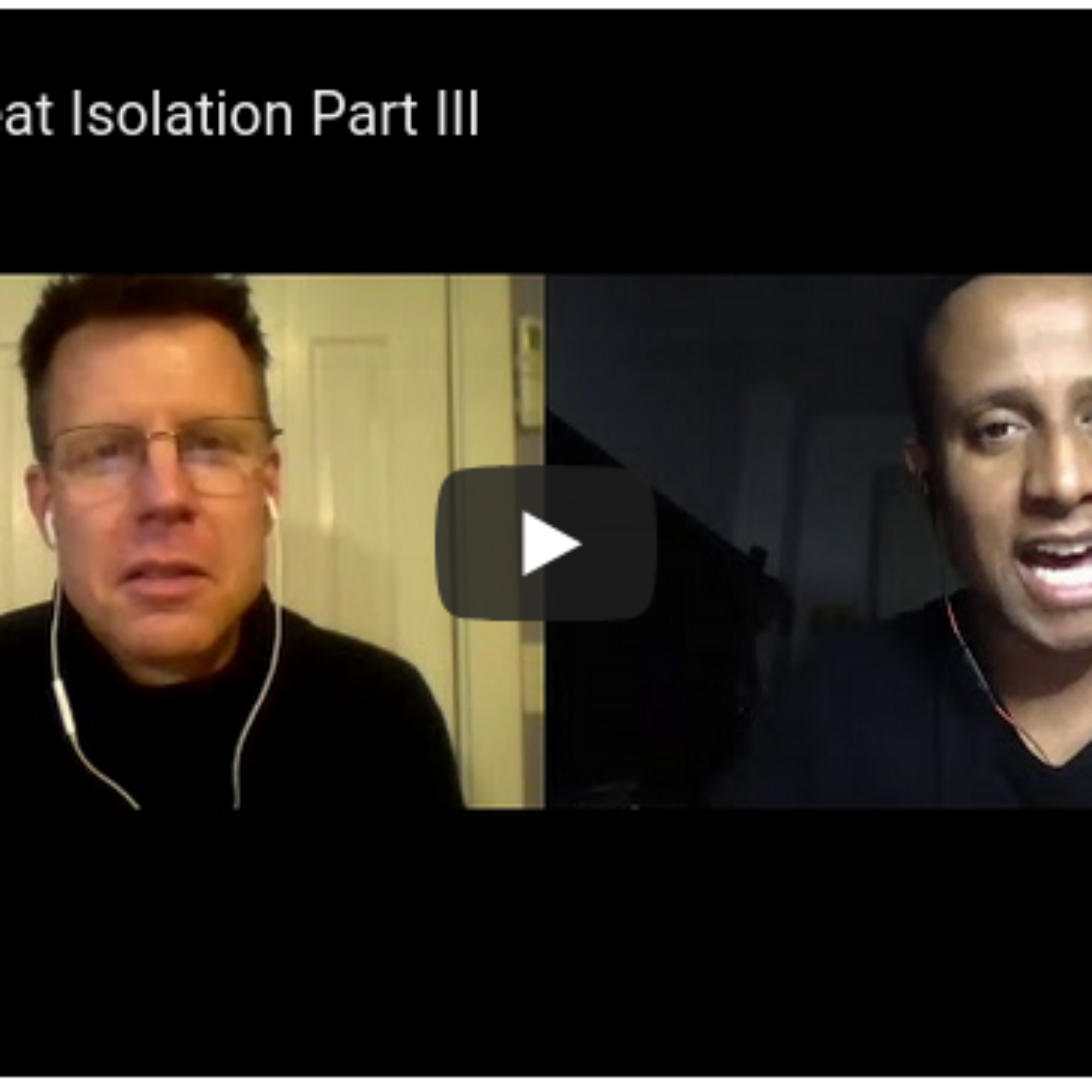 The Great Isolation Part 3