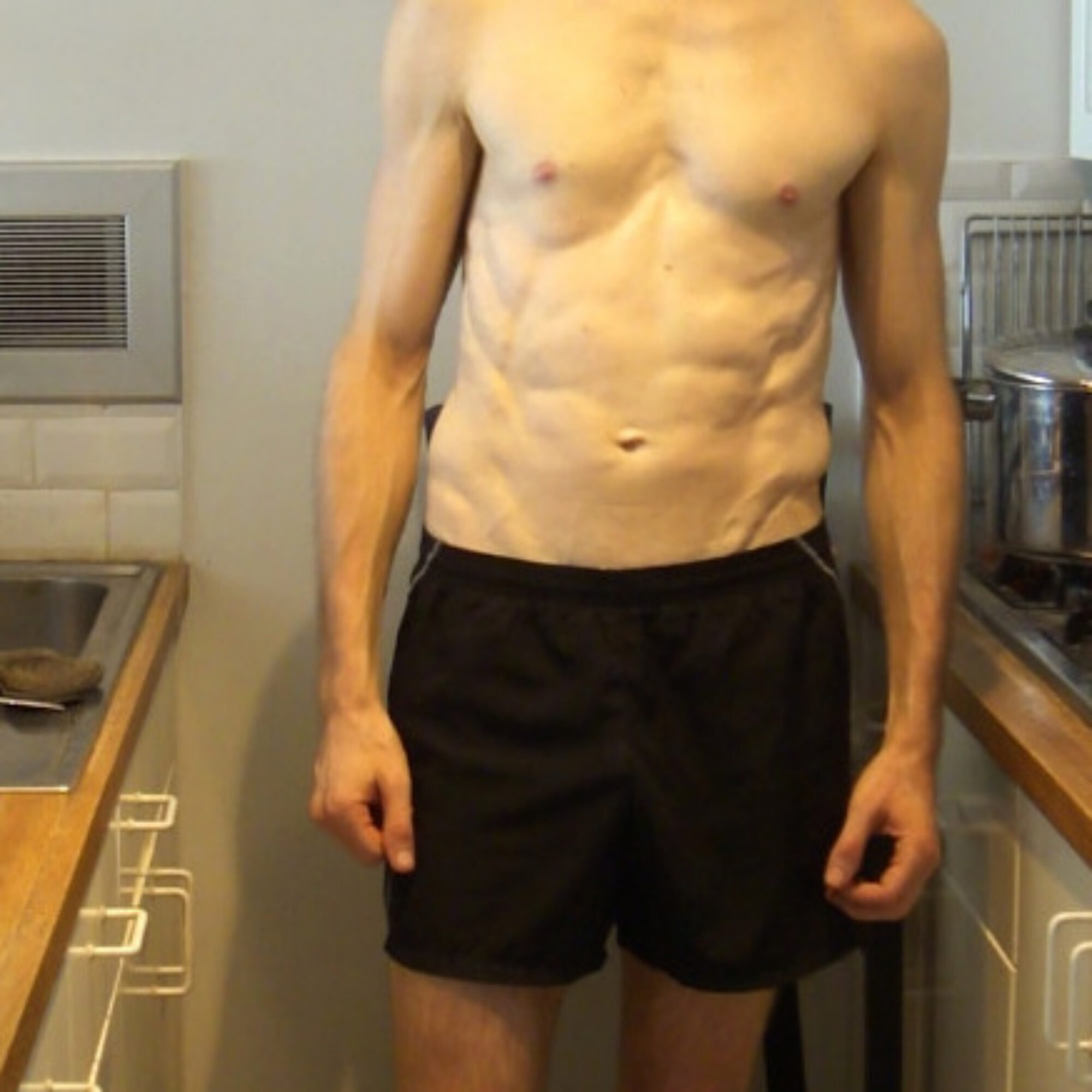 Would you describe these abs as chiseled?