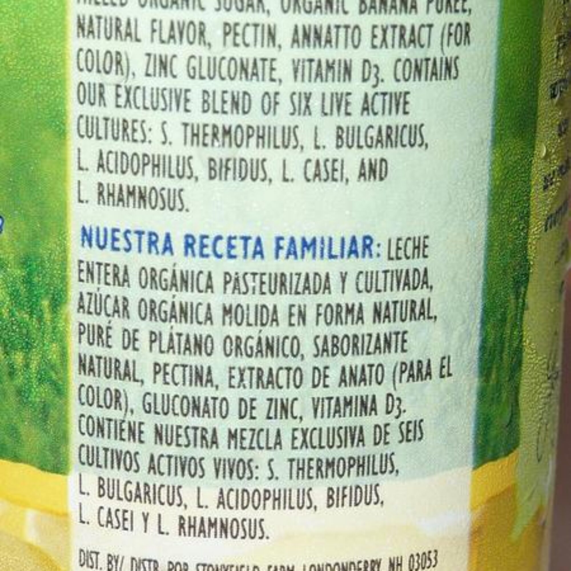 Doof: most fruit yogurt and chocolates are misnamed