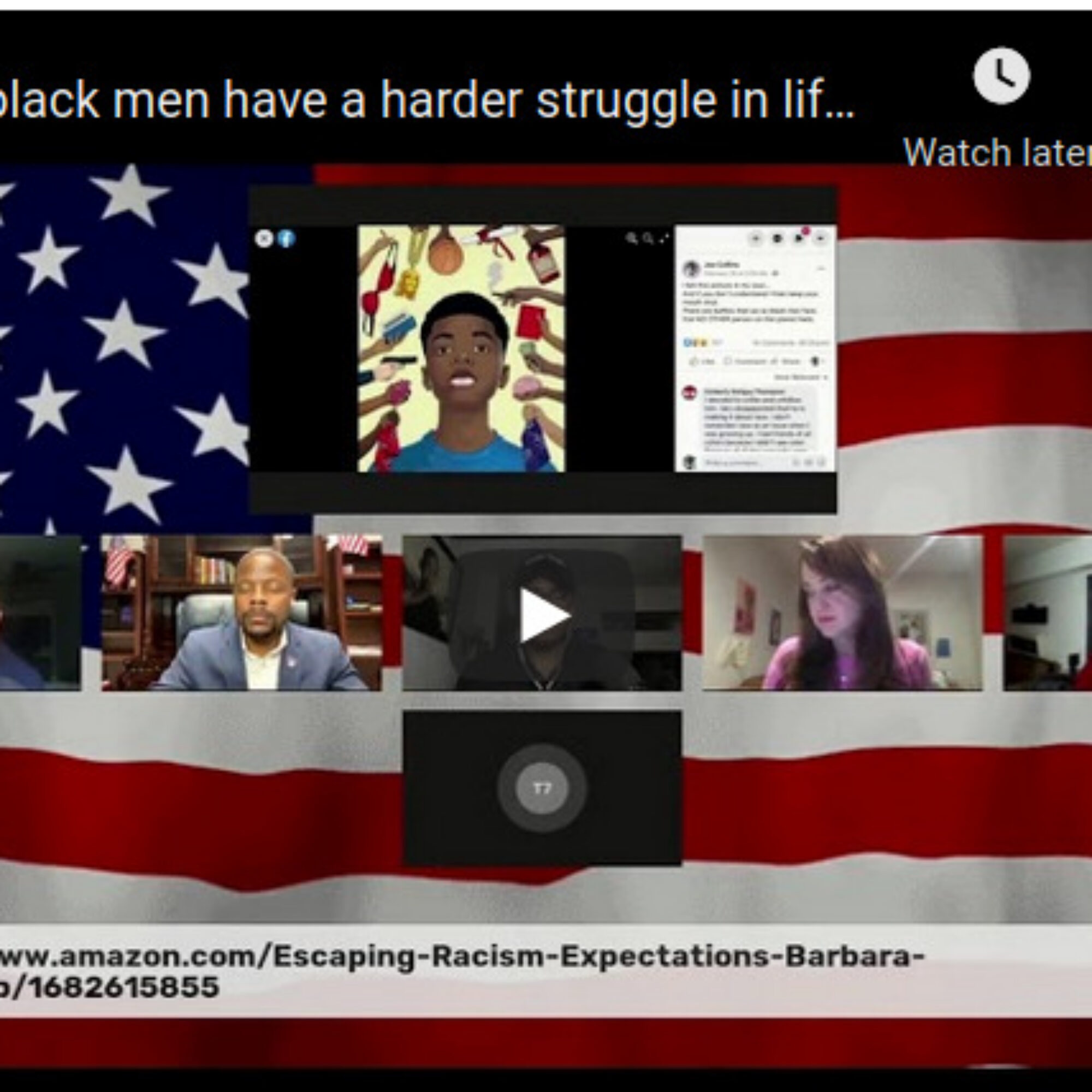 “Do black men have a harder struggle in life than most? Are white men privileged?” see me on a Magamedia panel