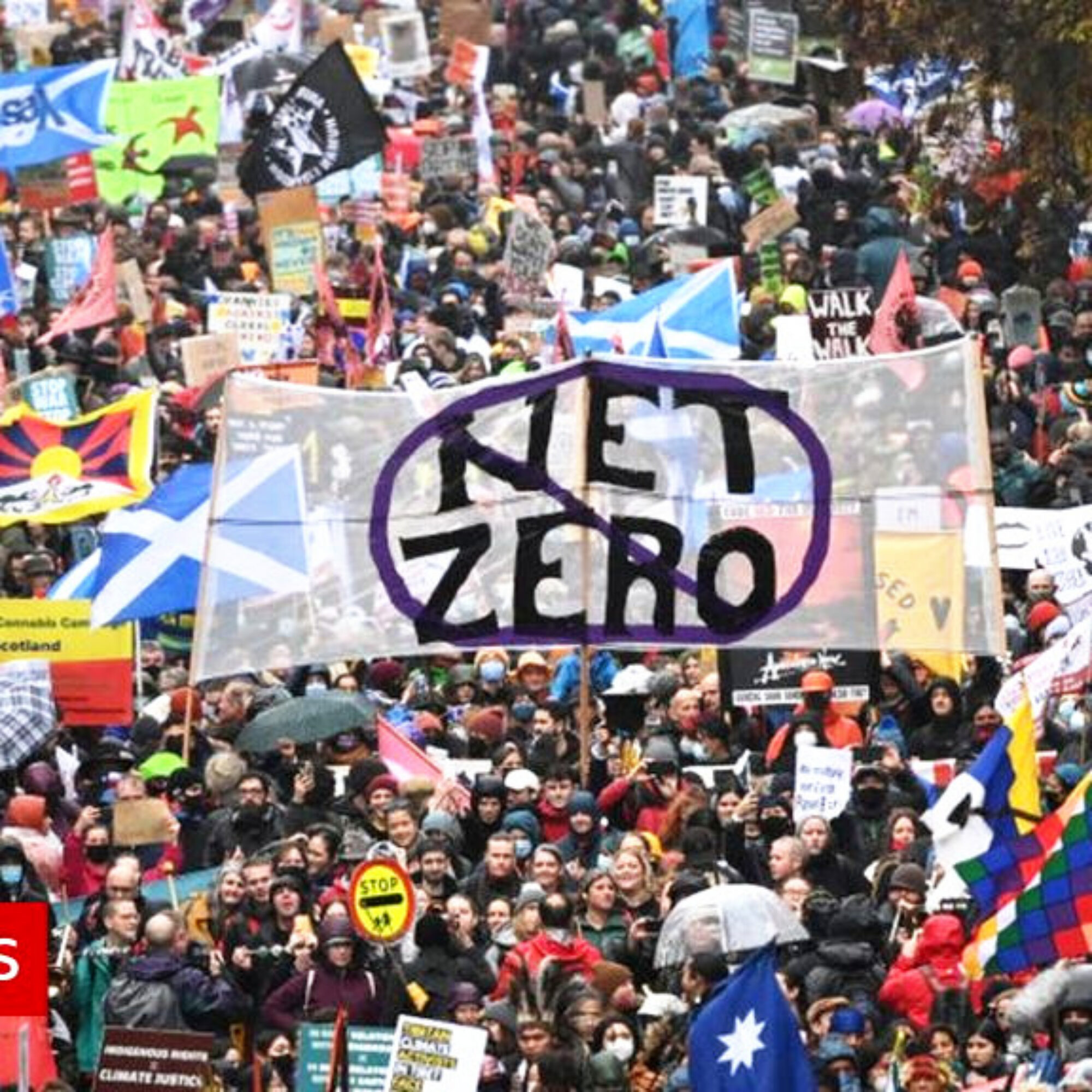 Is flying to protest in Glasgow like PETA practicing animal sacrifice?