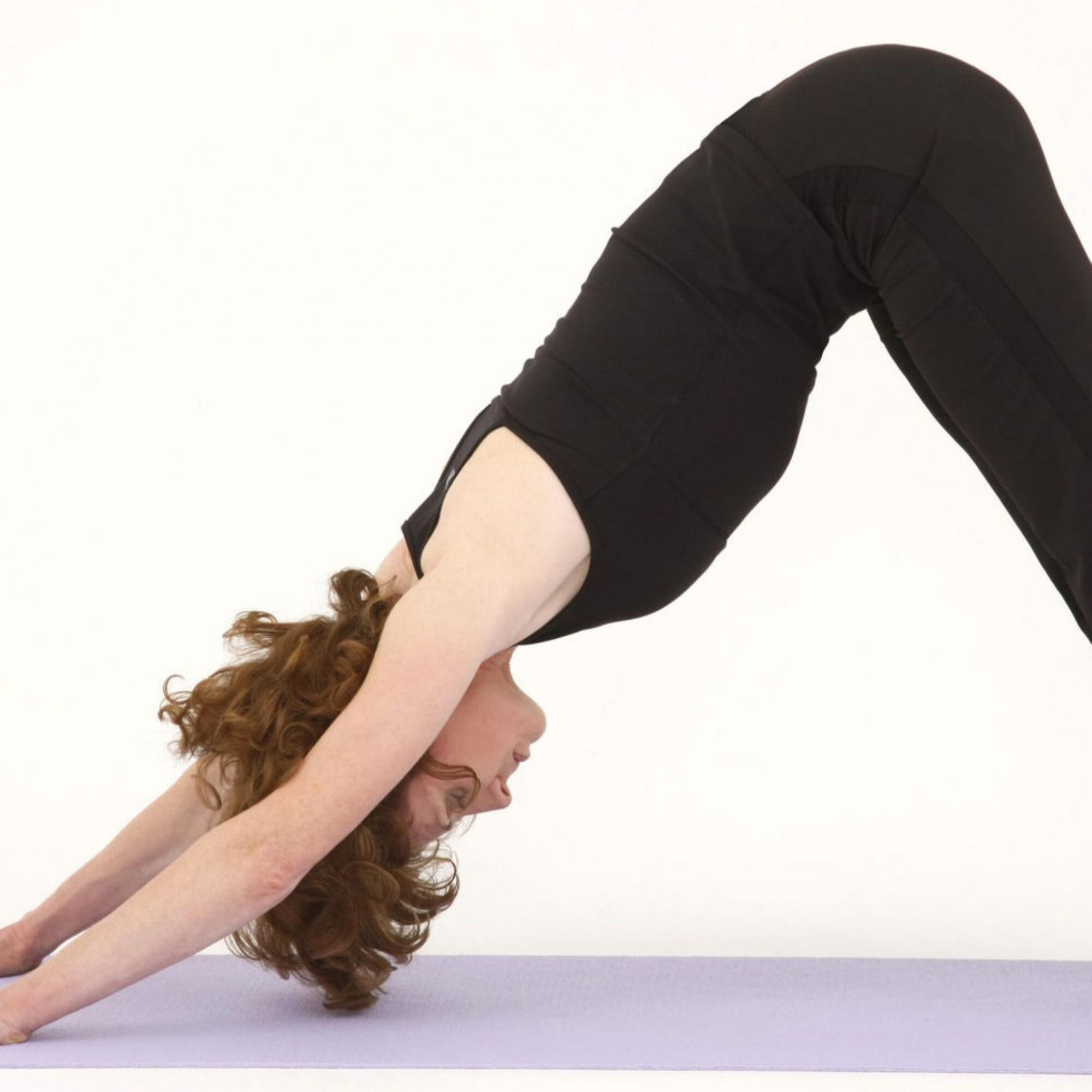 Decade two, day 1: I reached the ground with my heels on downward dog for the first time in my life.